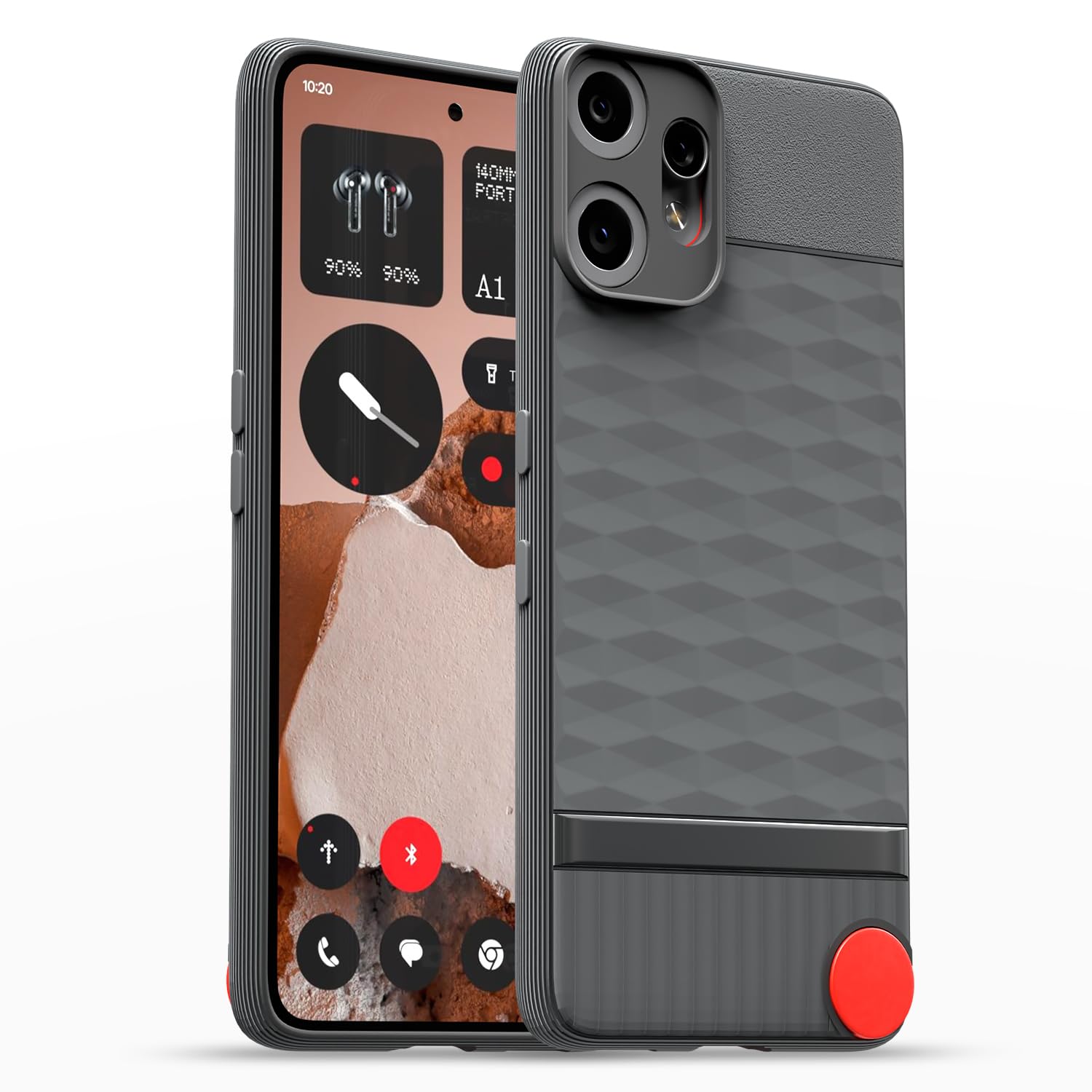 Buy Pikkme CMF by Nothing Phone 2 Pro 5G Shockproof Soft Flexible Gencase Back Cover (Grey) Mobile Covers Online Buy Pikkme CMF by Nothing Phone 2 Pro 5G Shockproof Soft Flexible Gencase Back Cover (Grey) Mobile Covers Online