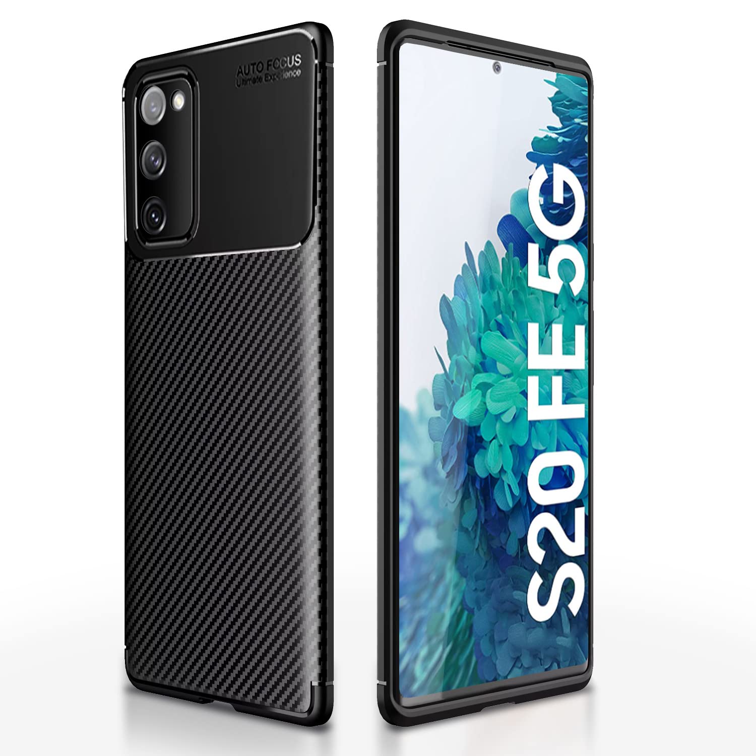 Pikkme black phone cover for Samsung S20 FE 5G