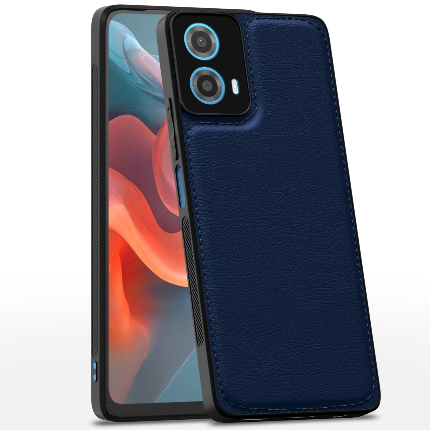 Moto G34/G45 5G back cover in blue by Pikkme