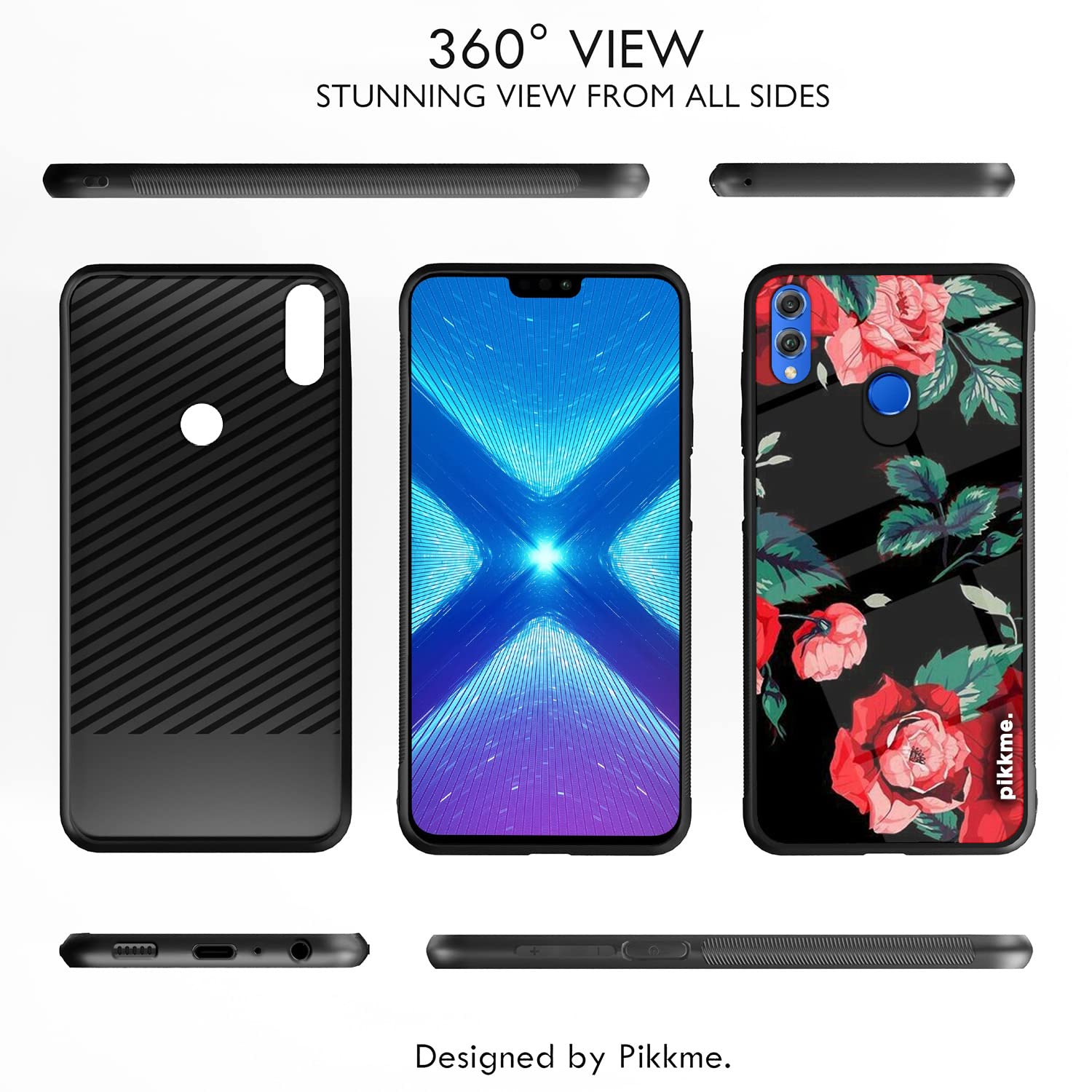 Honor 8X Flower back cover by Pikkme – photo 2