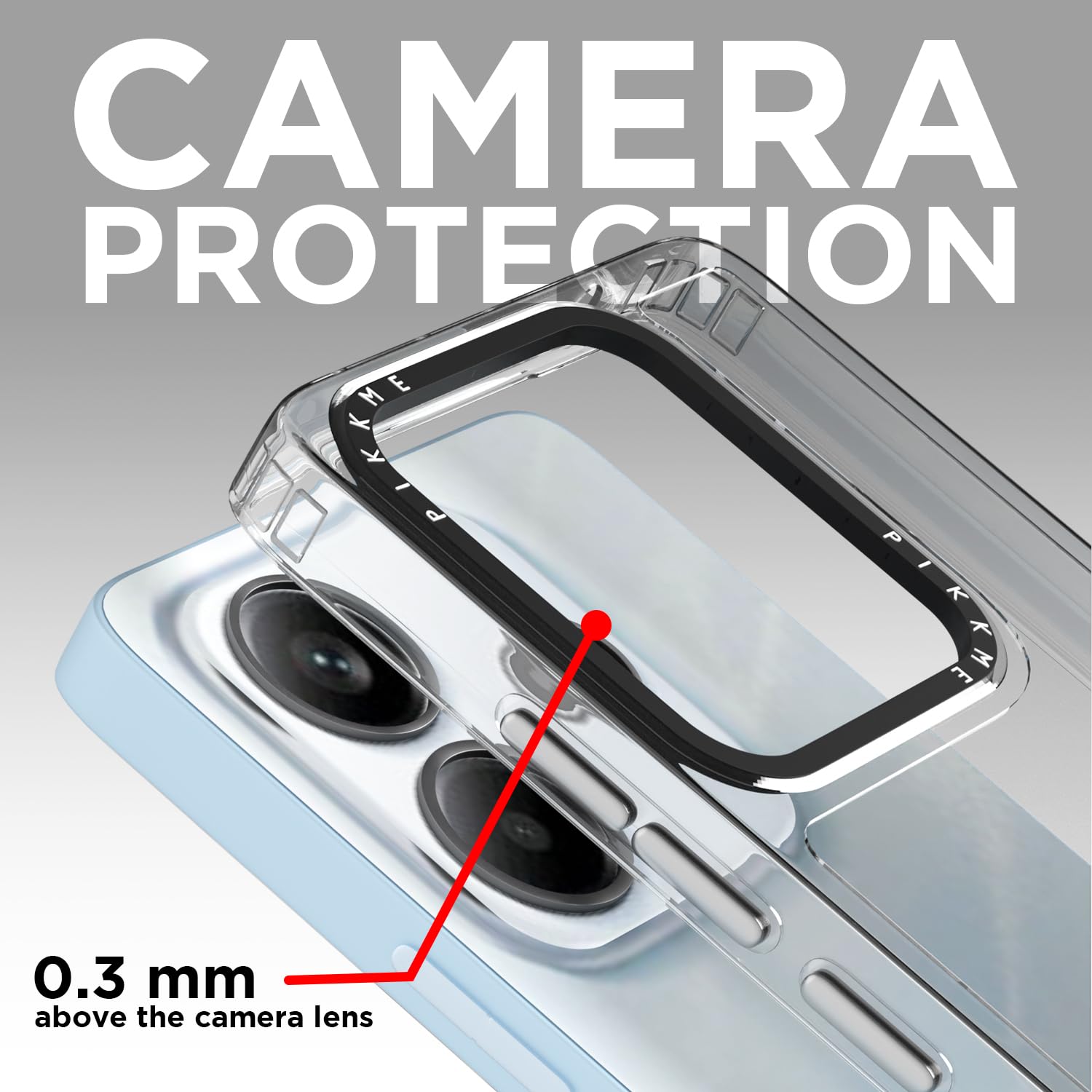 Transparent Hybrid mobile cover for Redmi Note 14 5G – Pikkme – photo 3