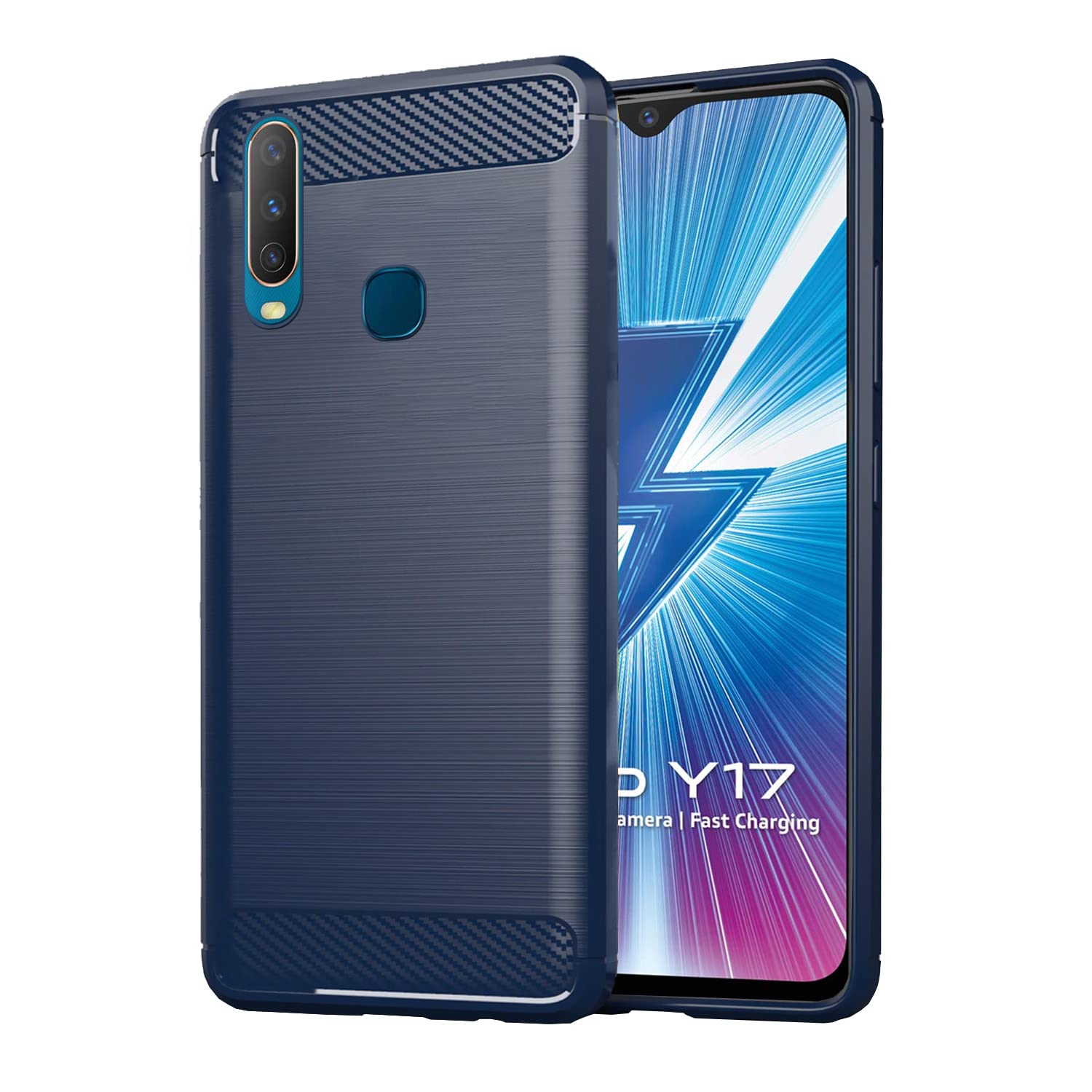 Pikkme Vivo Y12/Y15/Y17/U10 Hybrid blue mobile cover