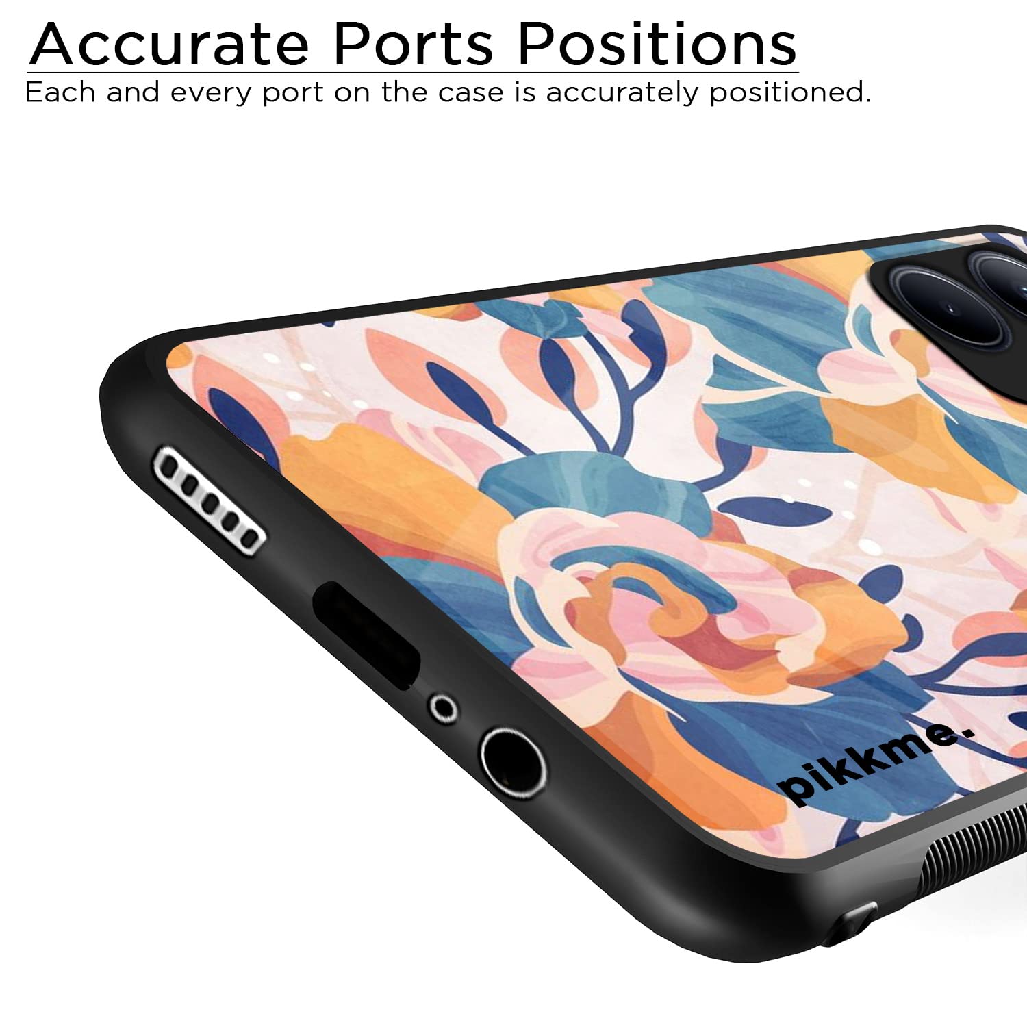 Pikkme Realme C33 Flower mobile back cover – photo 6