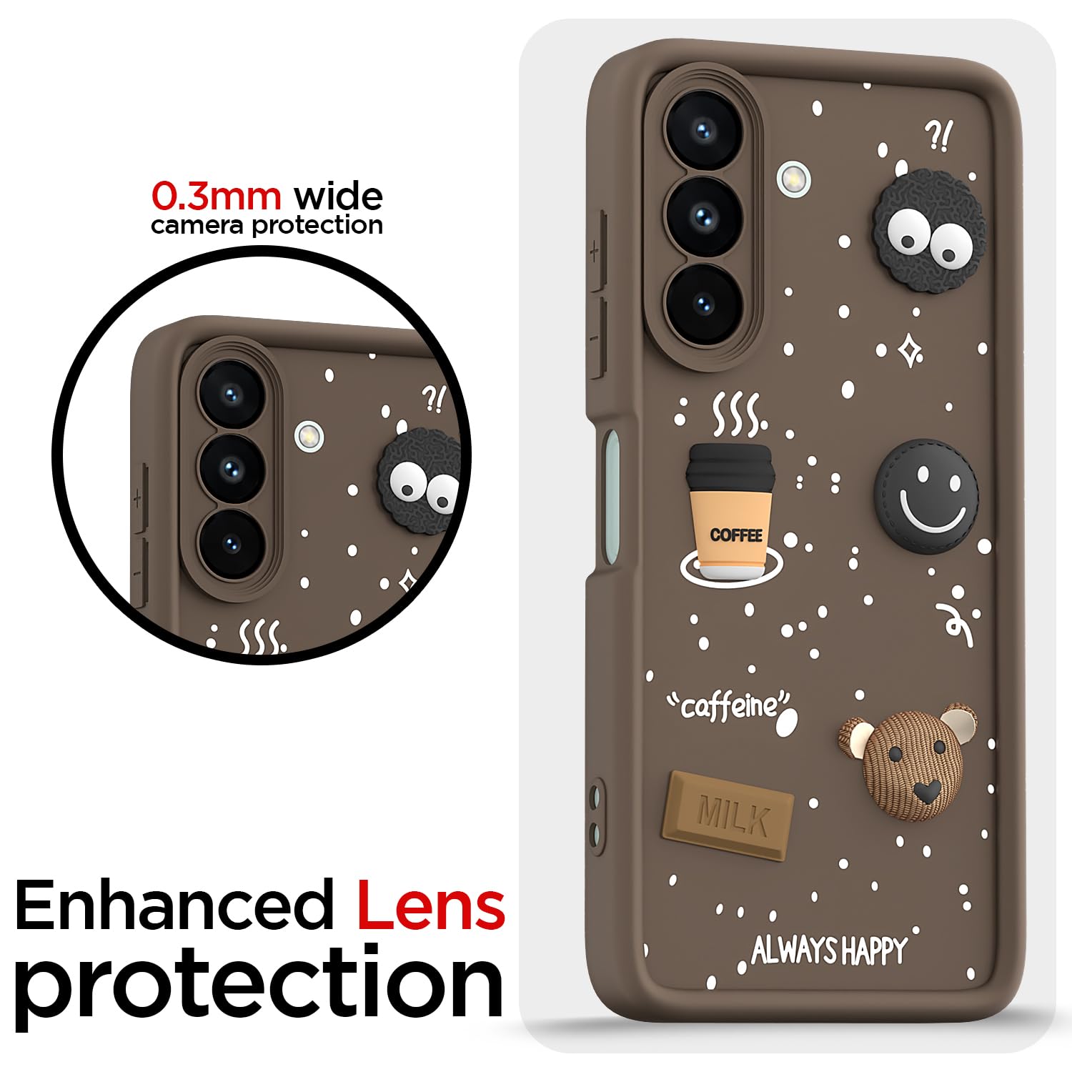 Samsung A27/M47 5G mobile back cover in brown by Pikkme – photo 5