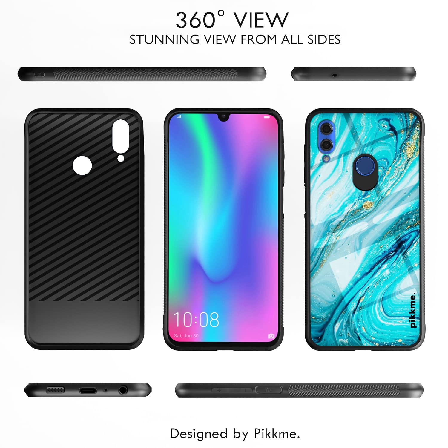 Honor 10 Lite Hybrid back cover by Pikkme – photo 2