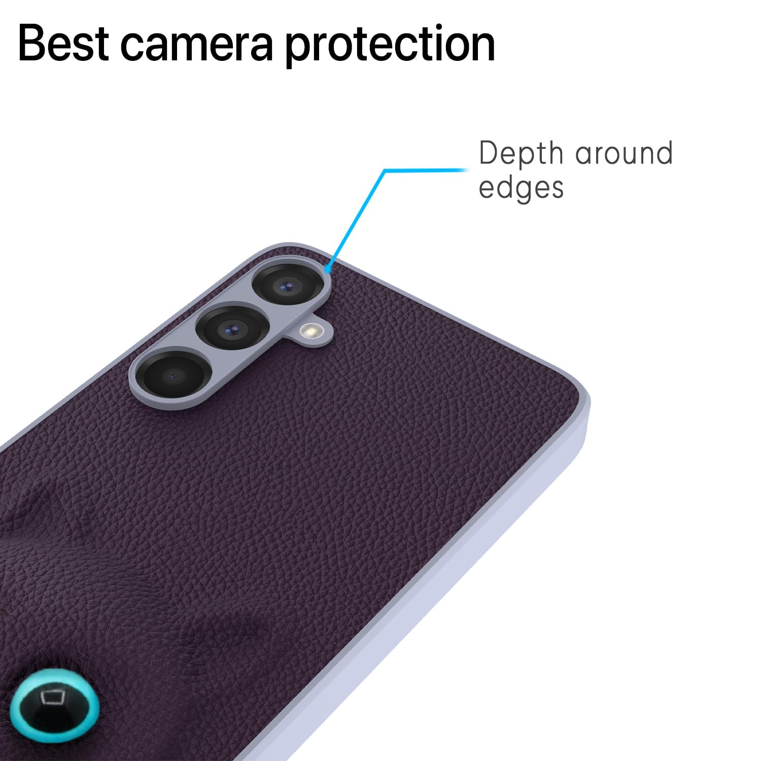 Pikkme Samsung Galaxy A36 5G Kitty Back Cover (Purple)