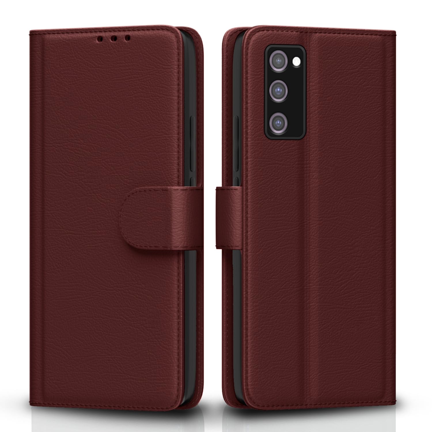 Pikkme brown mobile flip cover for Samsung S20 FE/S20 FE 5G