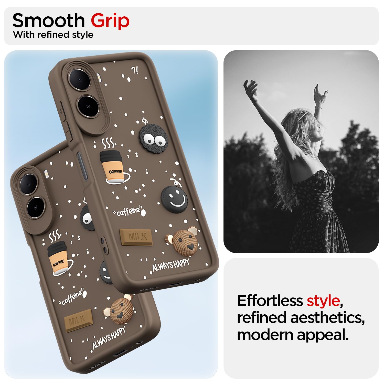 Brown Bear Coffee mobile back cover for Redmi A7 Pro/Poco C85x 5G – Pikkme – photo 2
