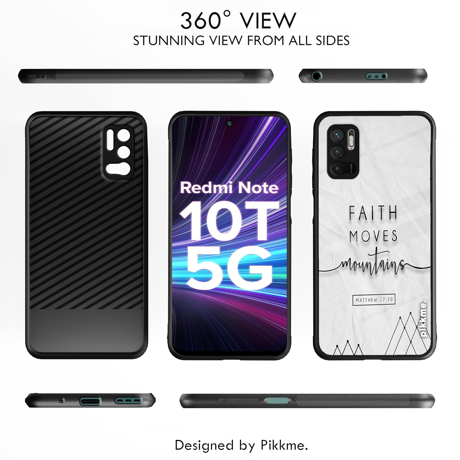 Pikkme Hybrid mobile back cover for Redmi Note 10T/Poco M3 Pro 5G – photo 2