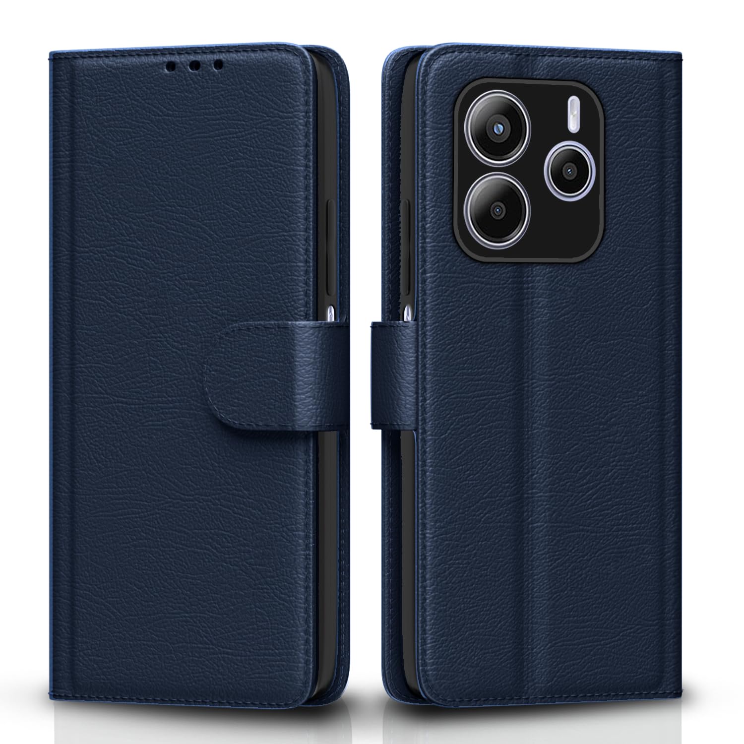 Pikkme blue Wallet flip cover for Redmi Note 14 5G