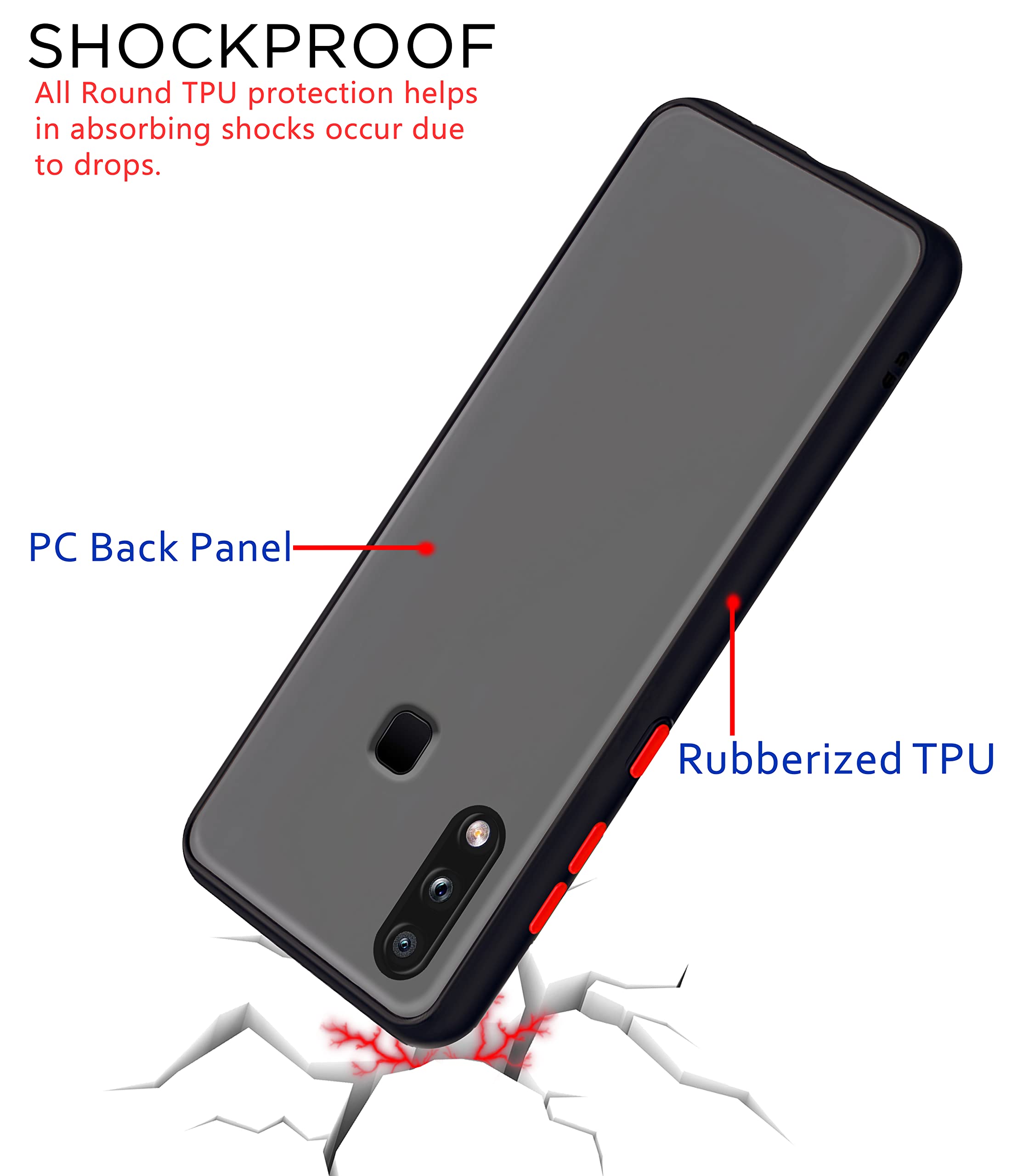 Pikkme black back cover for Vivo Y91/Y93/Y95 – photo 4