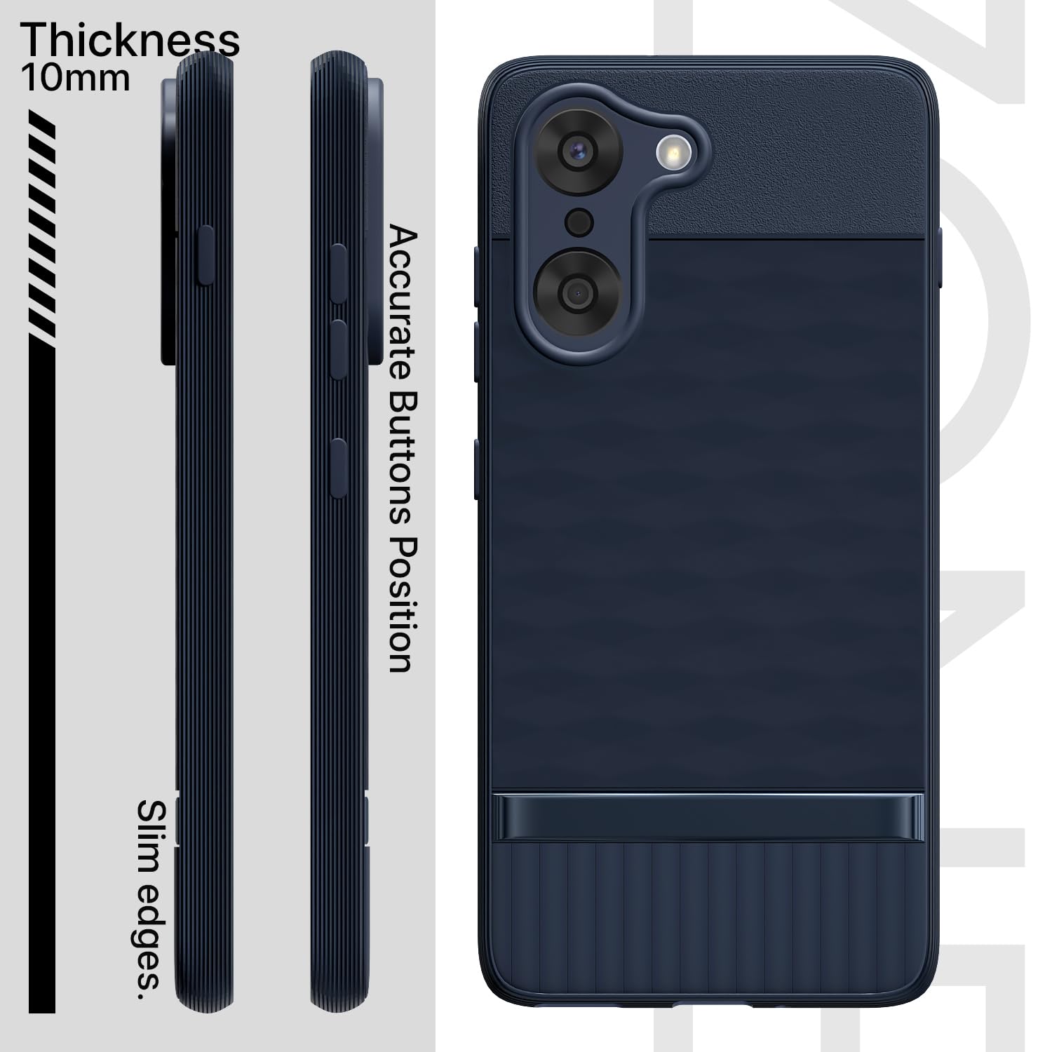 Pikkme OnePlus Nord Ce 5 5G Soft Flexible Shockproof Gencase Back Cover (Blue)