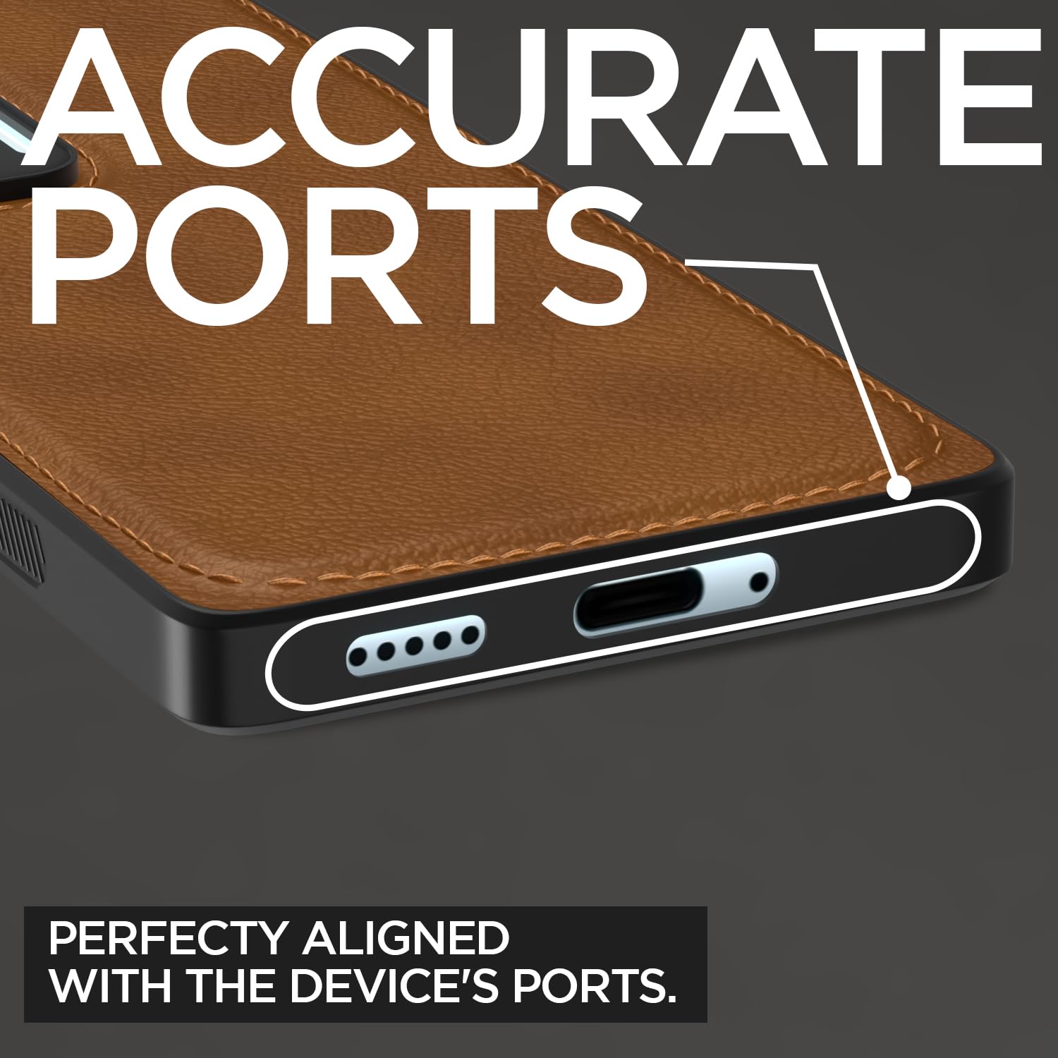 Pikkme Vivo V30 / V30 Pro 5G Leatherback Back Case | Brown