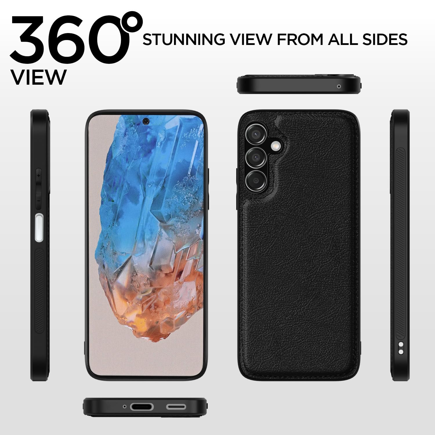 Samsung M35 5G mobile cover in black by Pikkme – photo 2