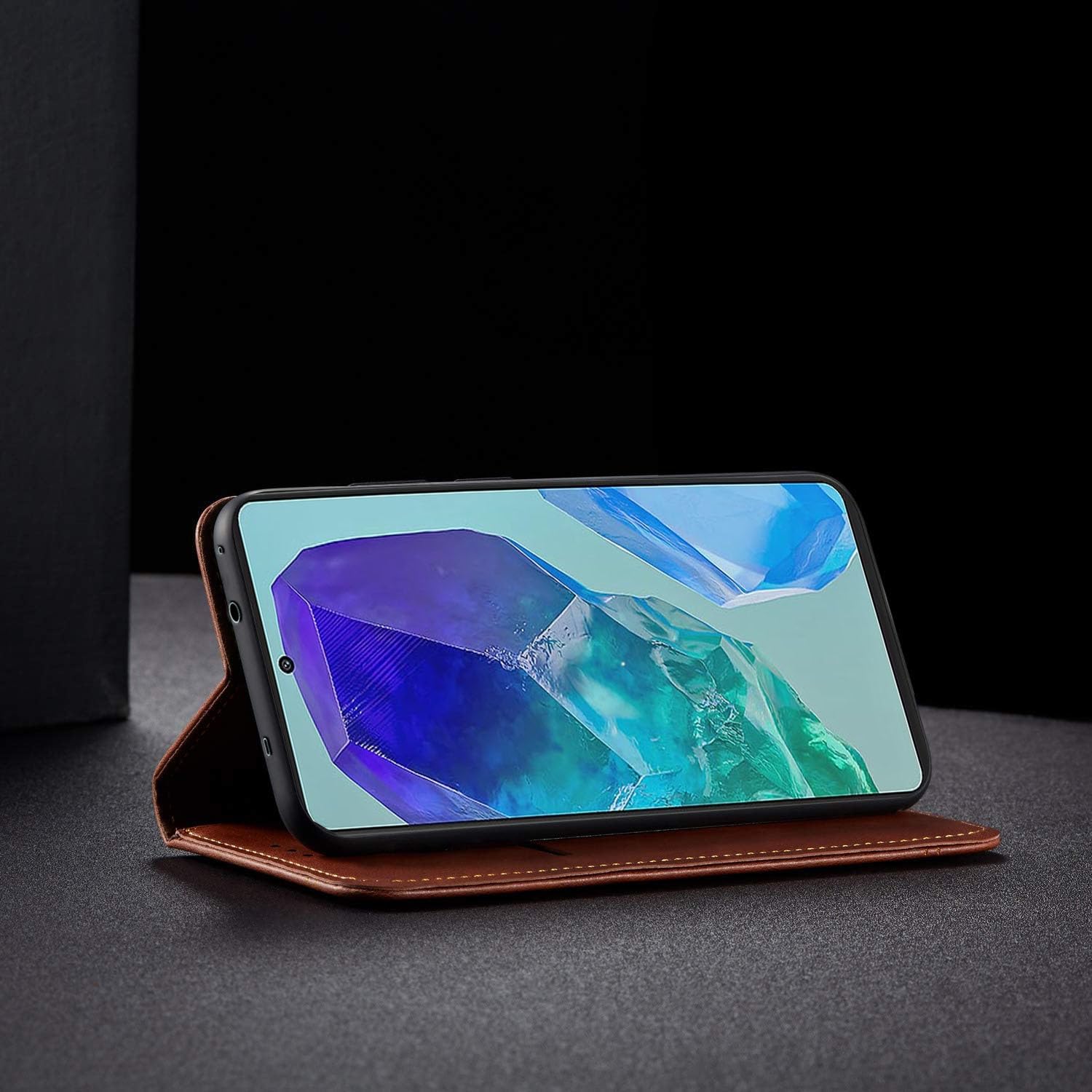 Pikkme brown flip cover for Samsung M55/M55s/F55 5G – photo 5