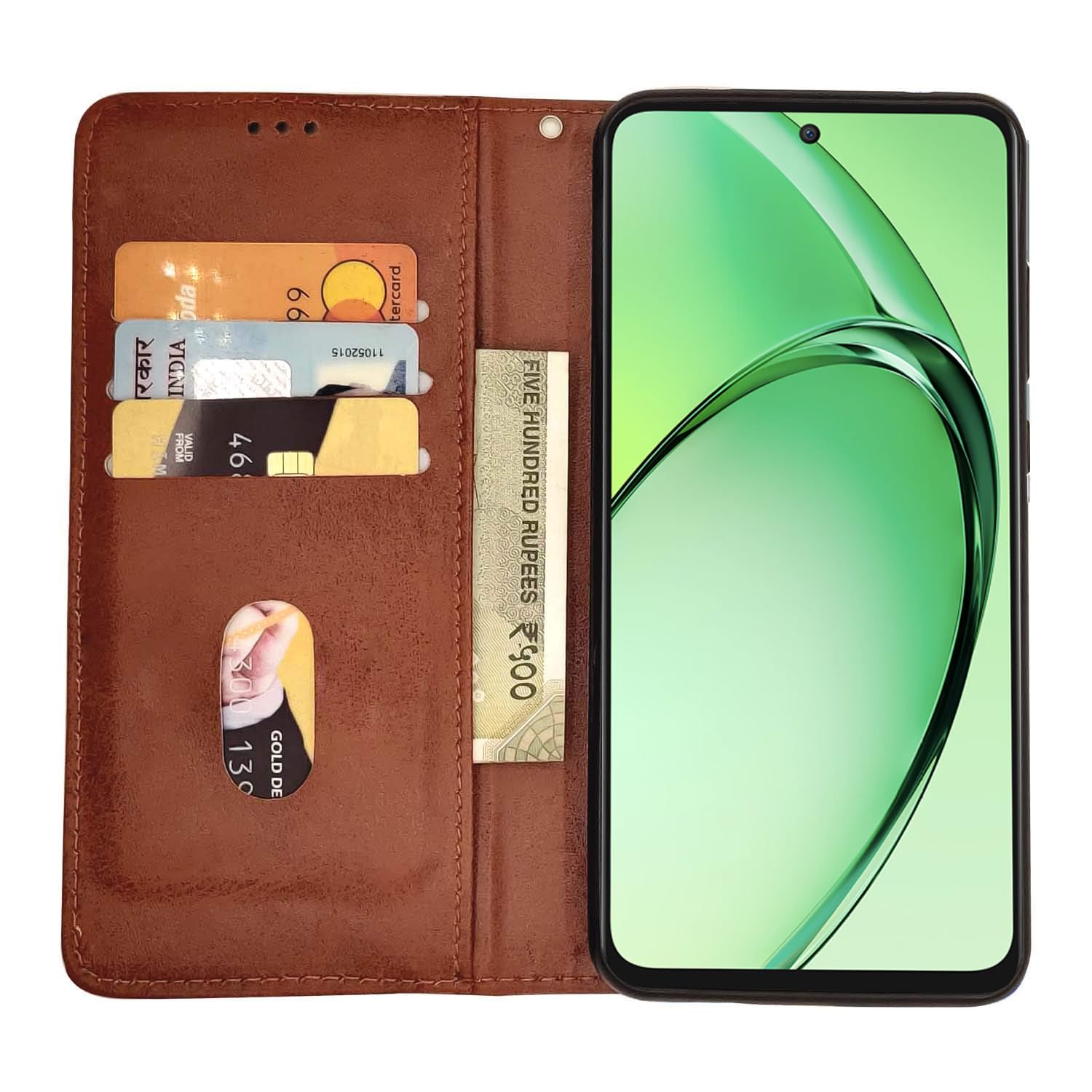 Pikkme brown flip cover for Oppo K12x 5G – photo 3