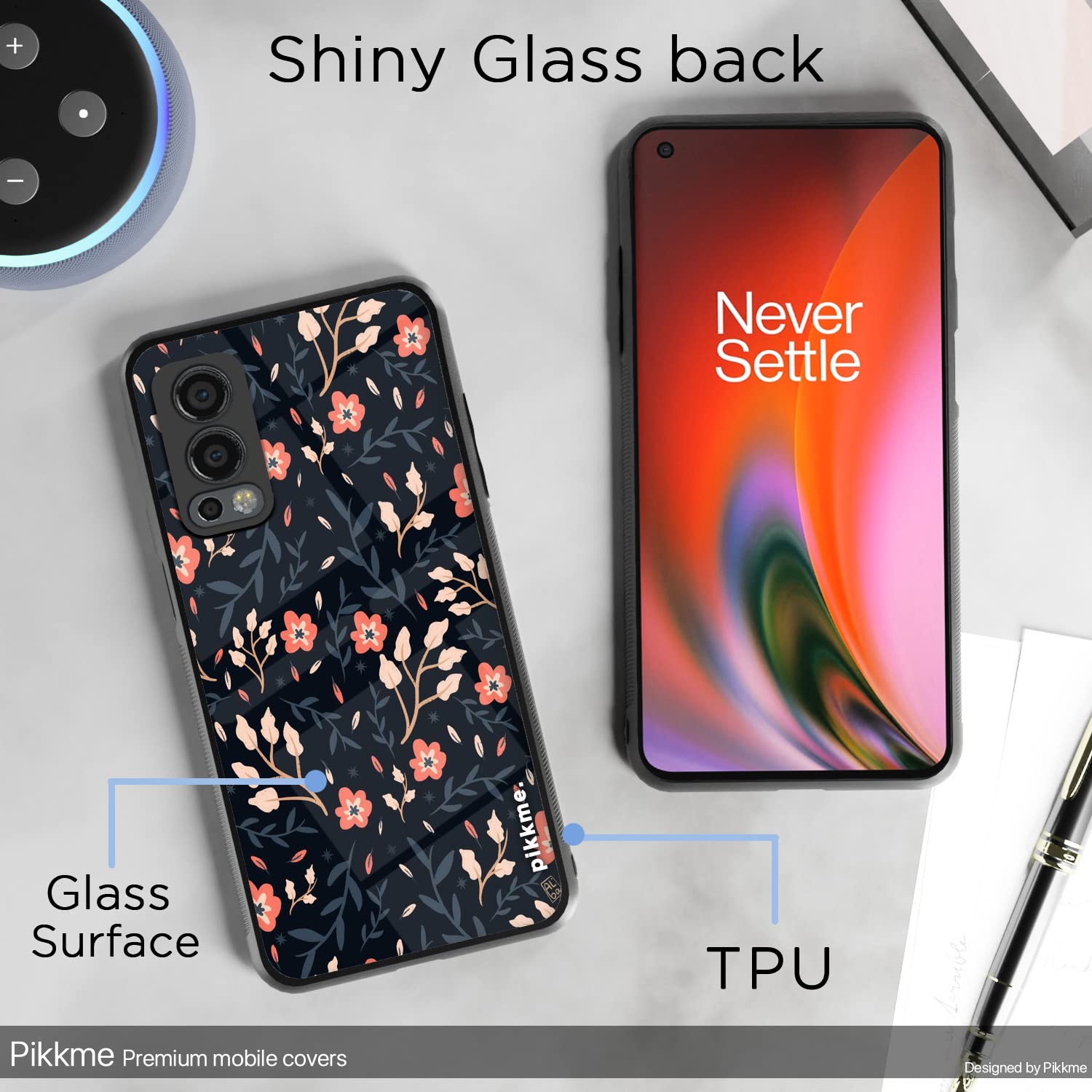 OnePlus Nord 2 5G Flower back cover by Pikkme – photo 3