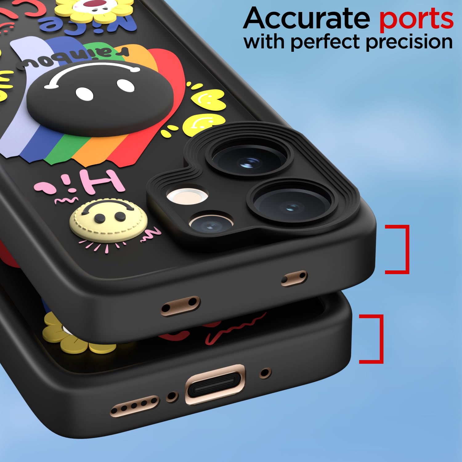 Vivo V60/T4 Pro 5G phone cover in black by Pikkme – photo 4