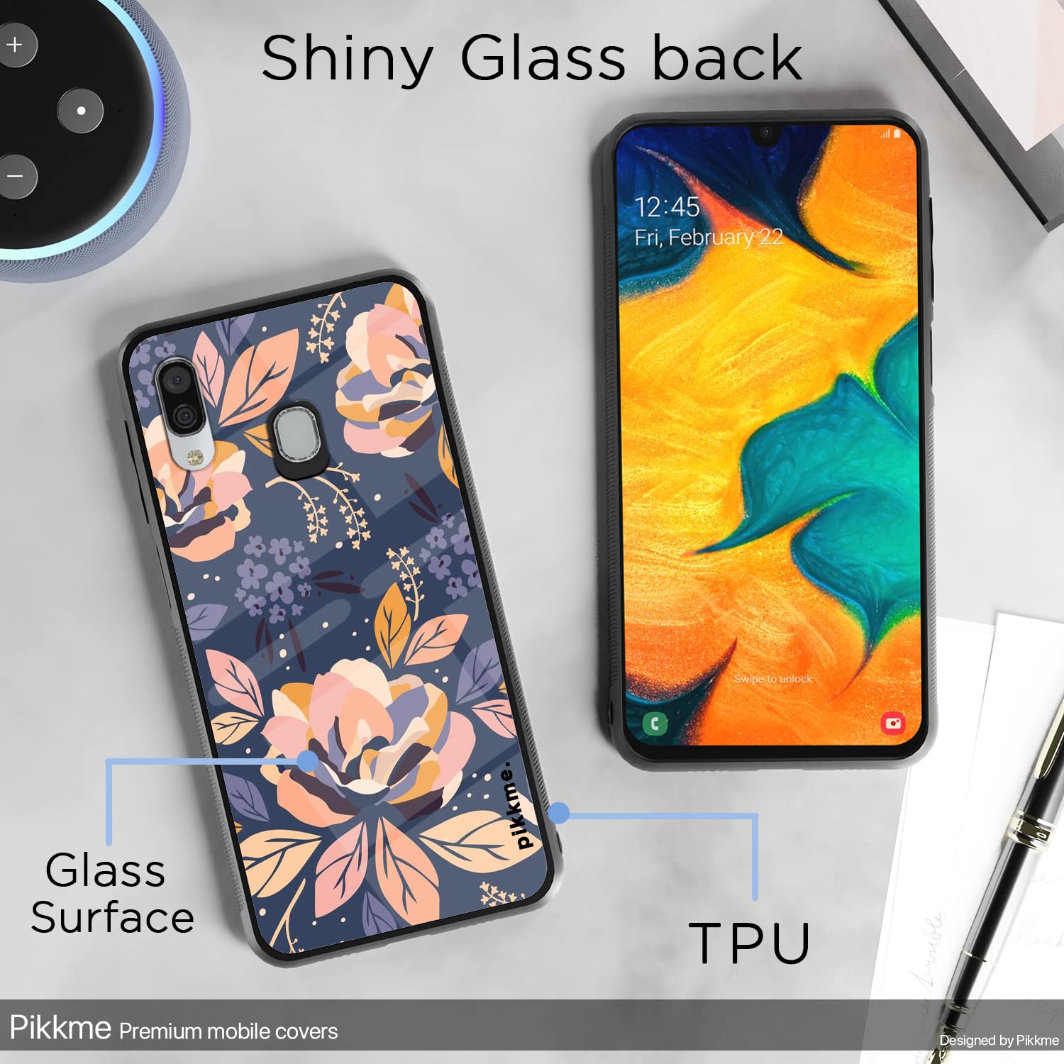 Pikkme Flower mobile cover for Samsung A20/A30/M10s – photo 3