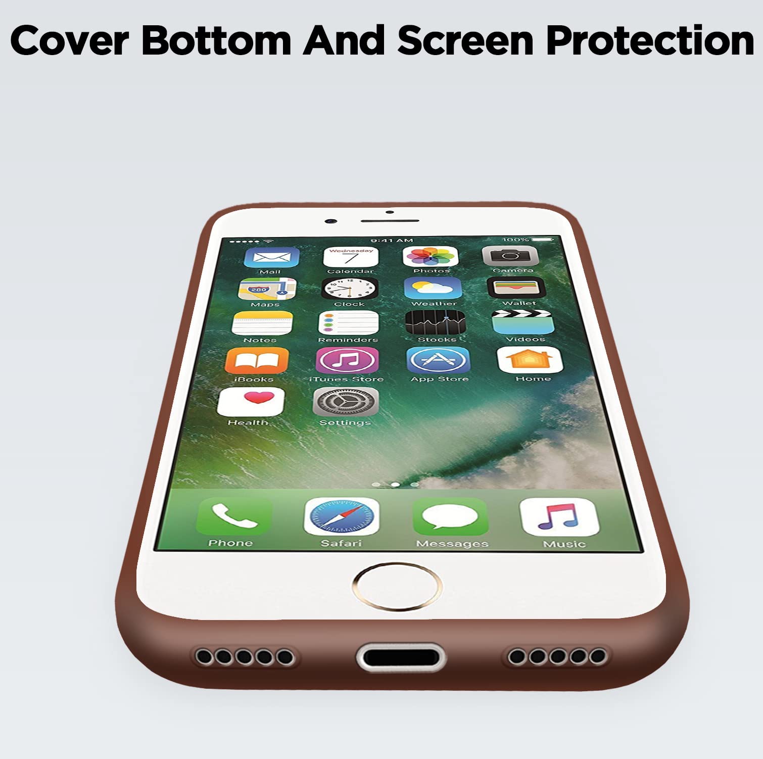 Brown phone cover for iPhone 6/6S – Pikkme – photo 5