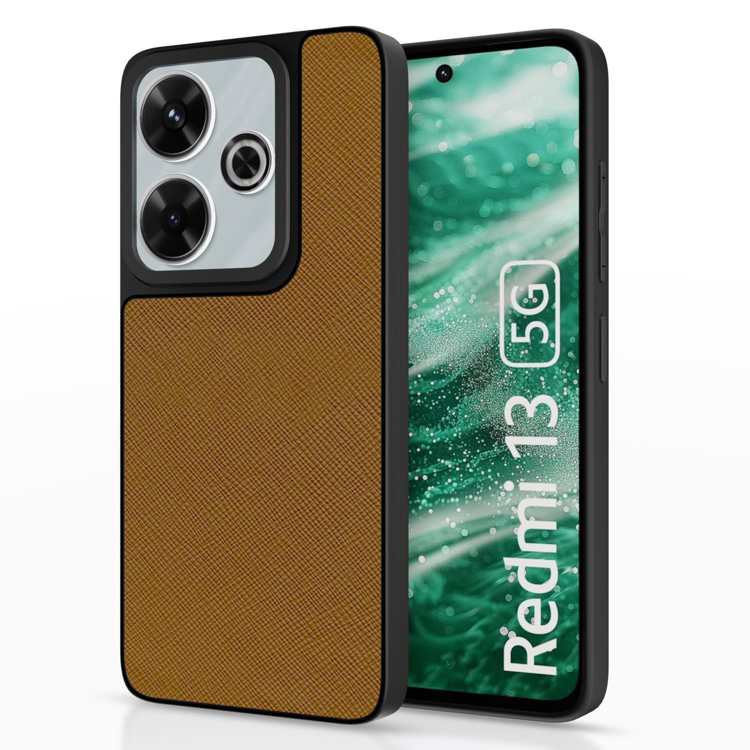 Tan mobile cover for Redmi 13/Poco M6 Plus 5G – Pikkme