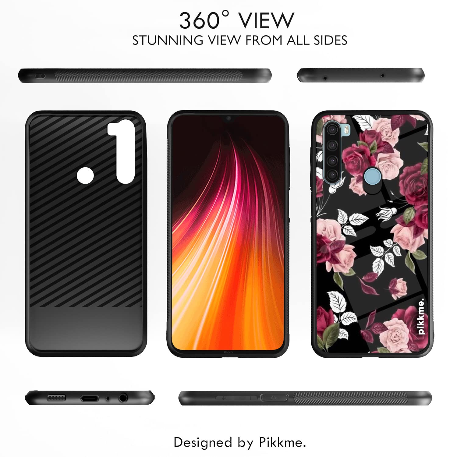 Redmi Note 8 Flower phone cover by Pikkme – photo 2