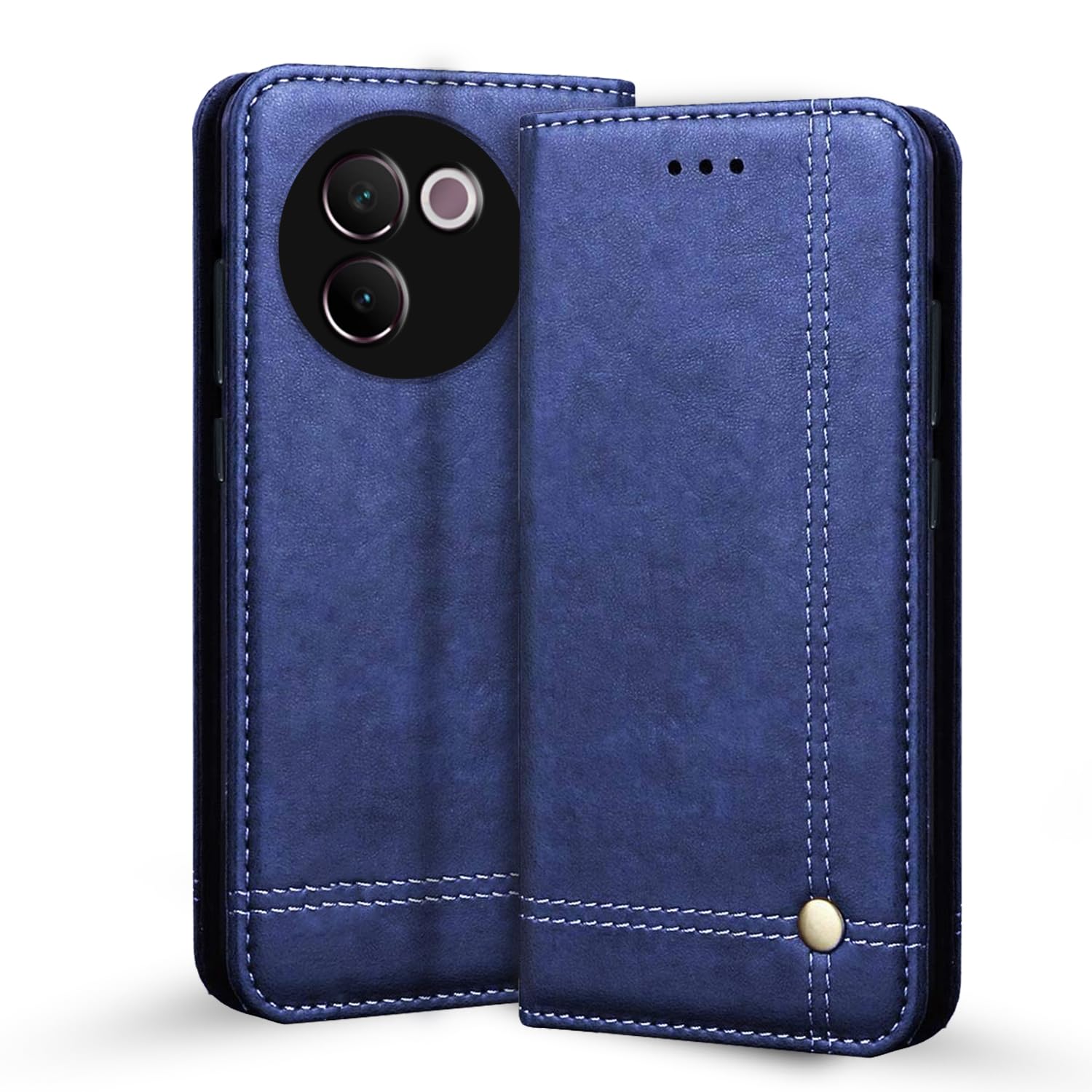 Vivo V30e 5G flip case in blue by Pikkme