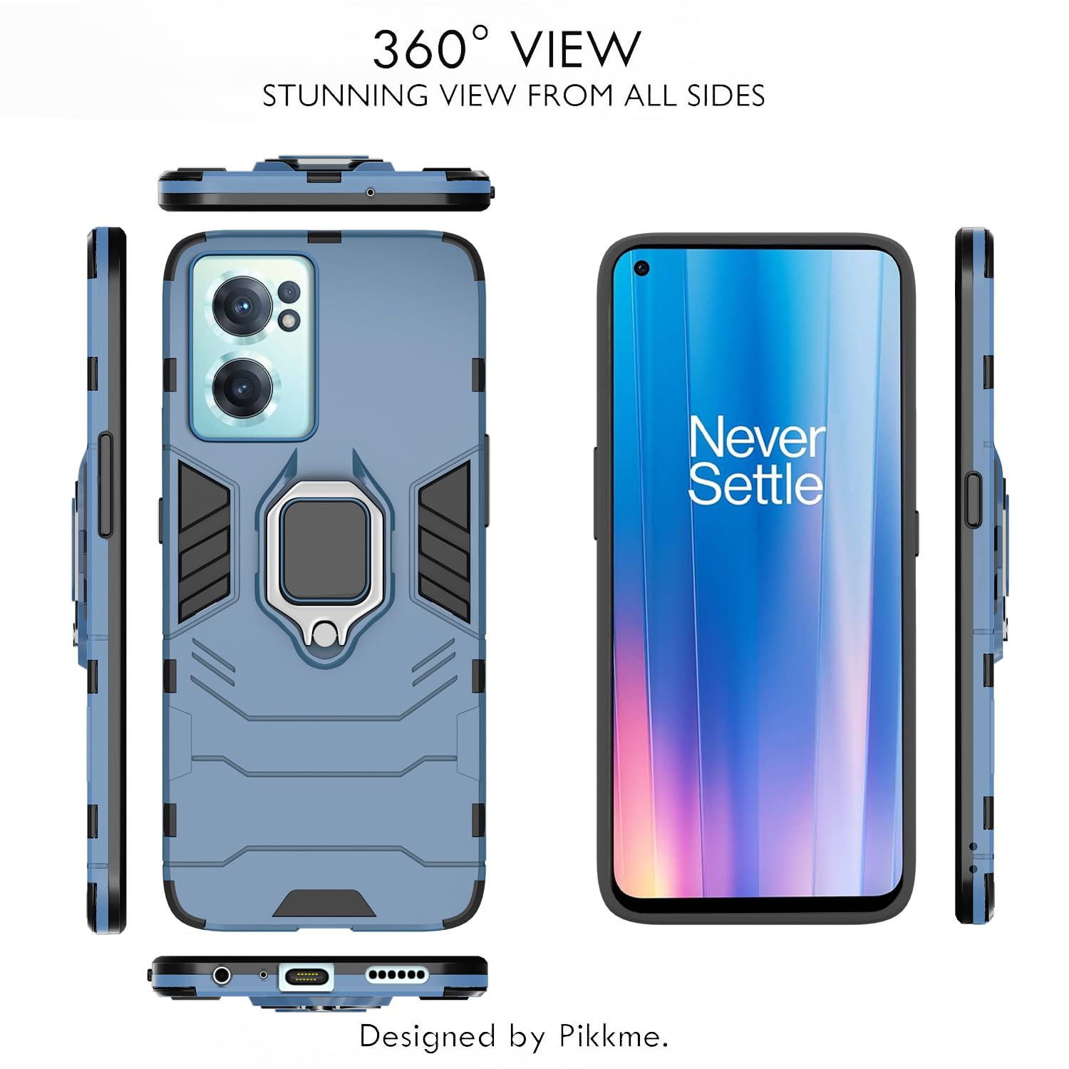 Blue back cover for OnePlus Nord CE 2 5G – Pikkme – photo 3