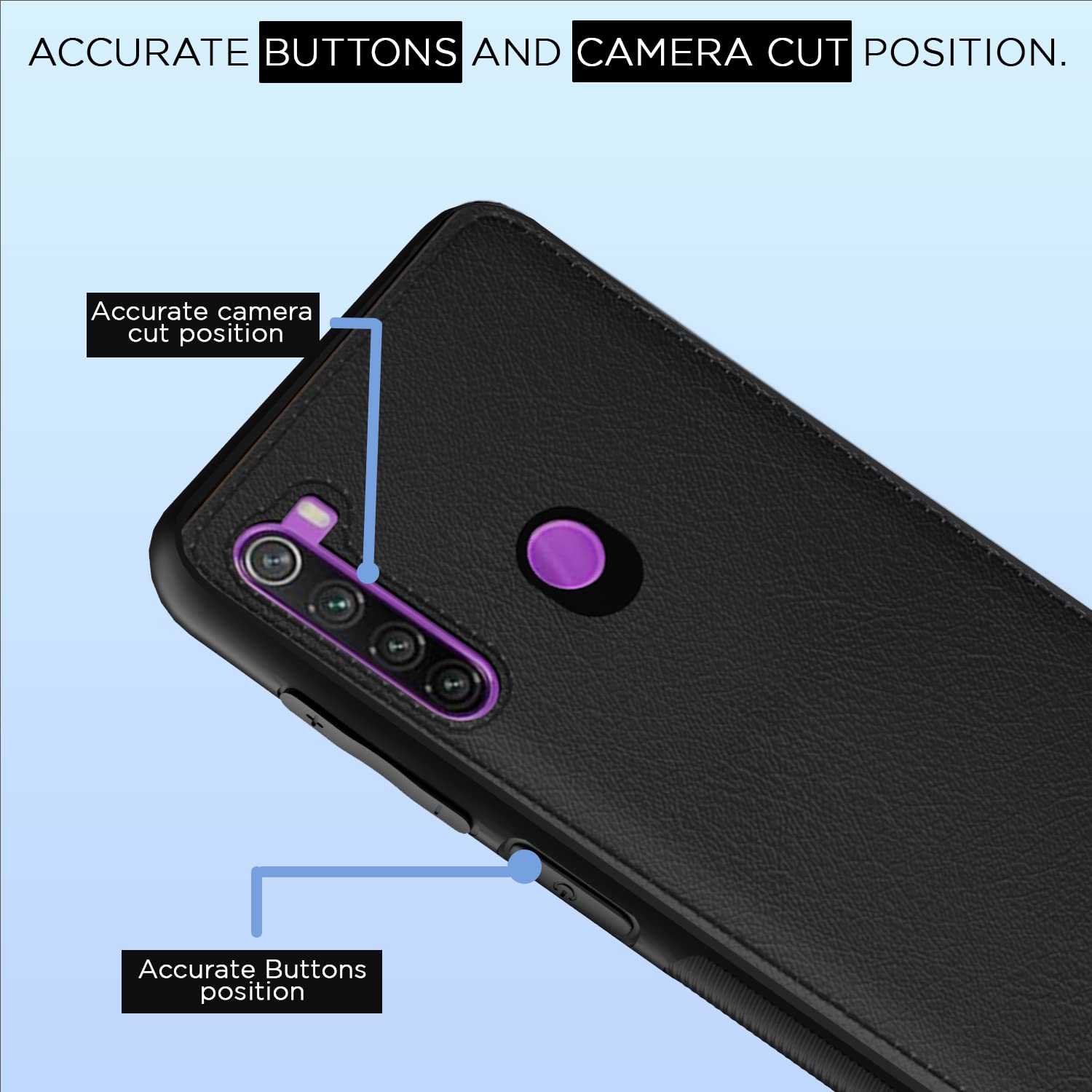 Redmi Note 8 back cover in black by Pikkme – photo 6