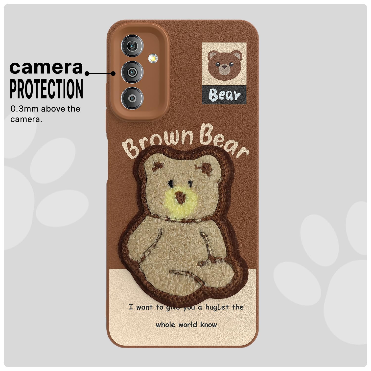 Brown mobile back cover for Samsung F23 5G – Pikkme – photo 6