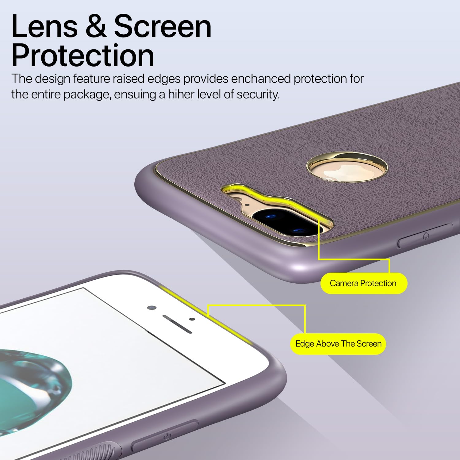 Pikkme purple Chrome mobile back cover for iPhone 7 Plus/8 Plus – photo 4