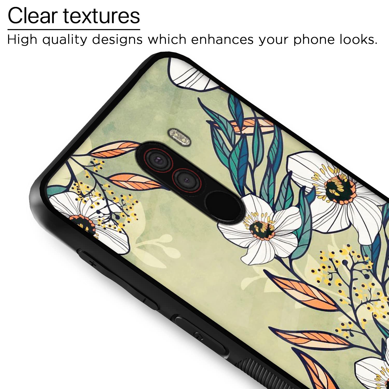 Flower Back cover for Poco F1 – Pikkme – photo 4