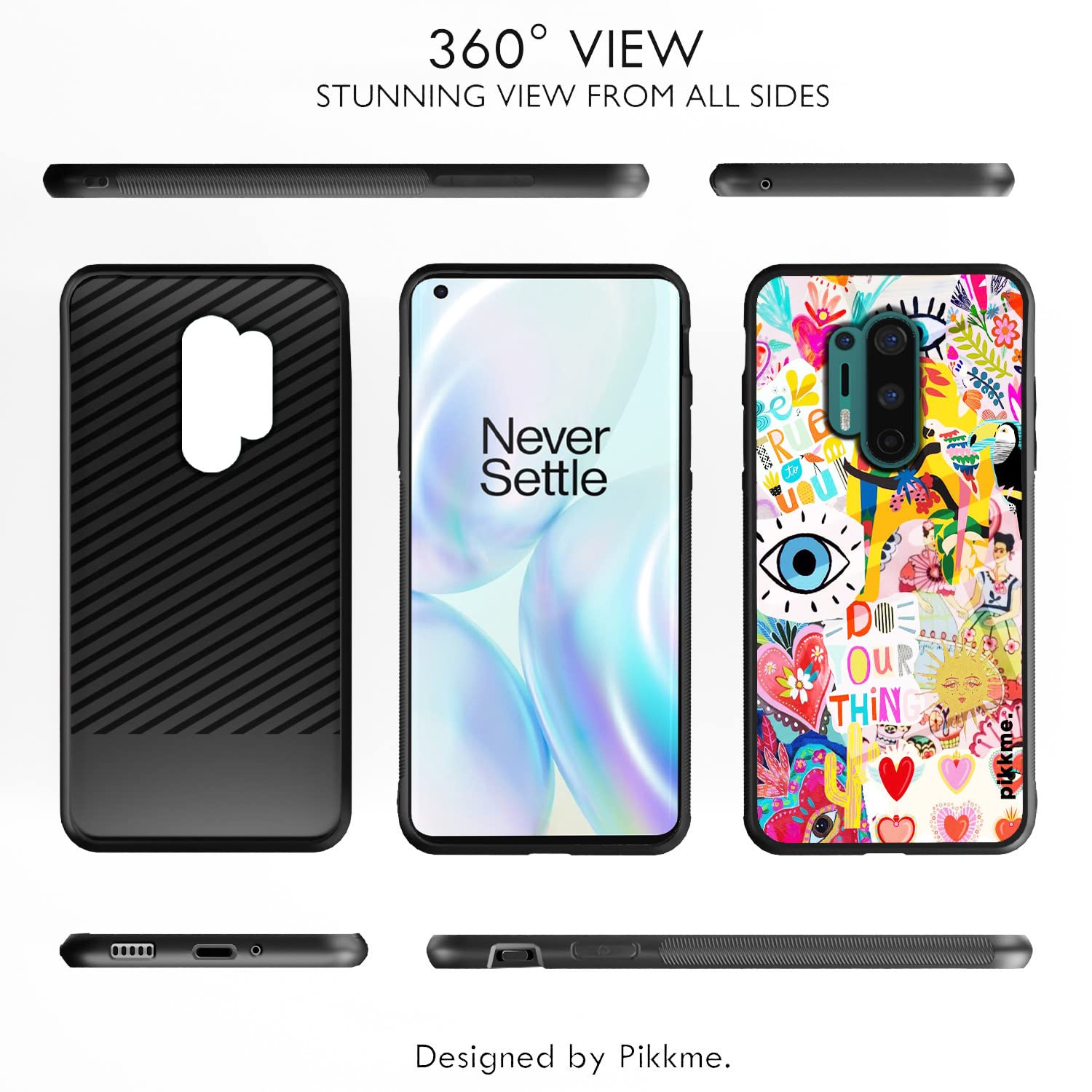 OnePlus 8 Pro Flower phone cover by Pikkme – photo 2