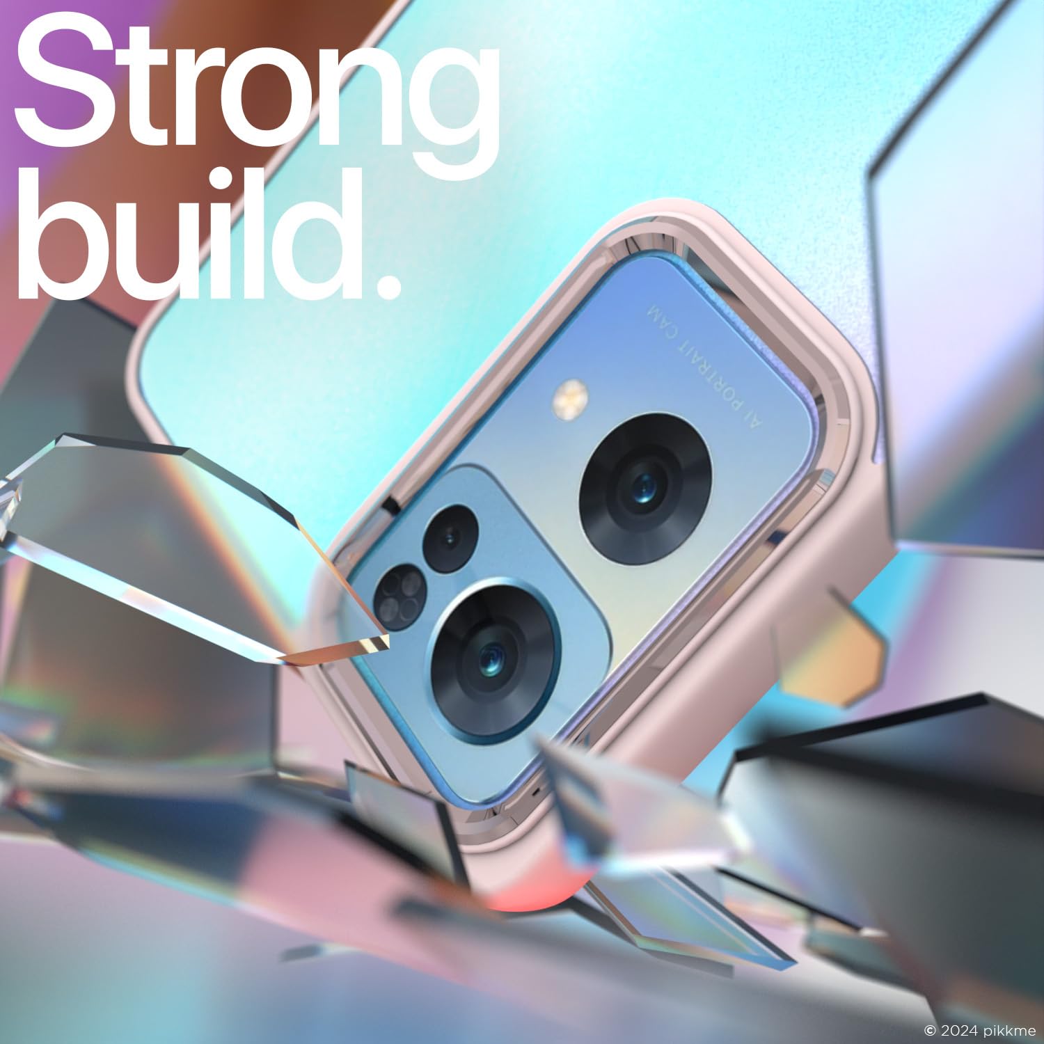 Pikkme Oppo Reno 7 Pro Camring Back Cover (Face)