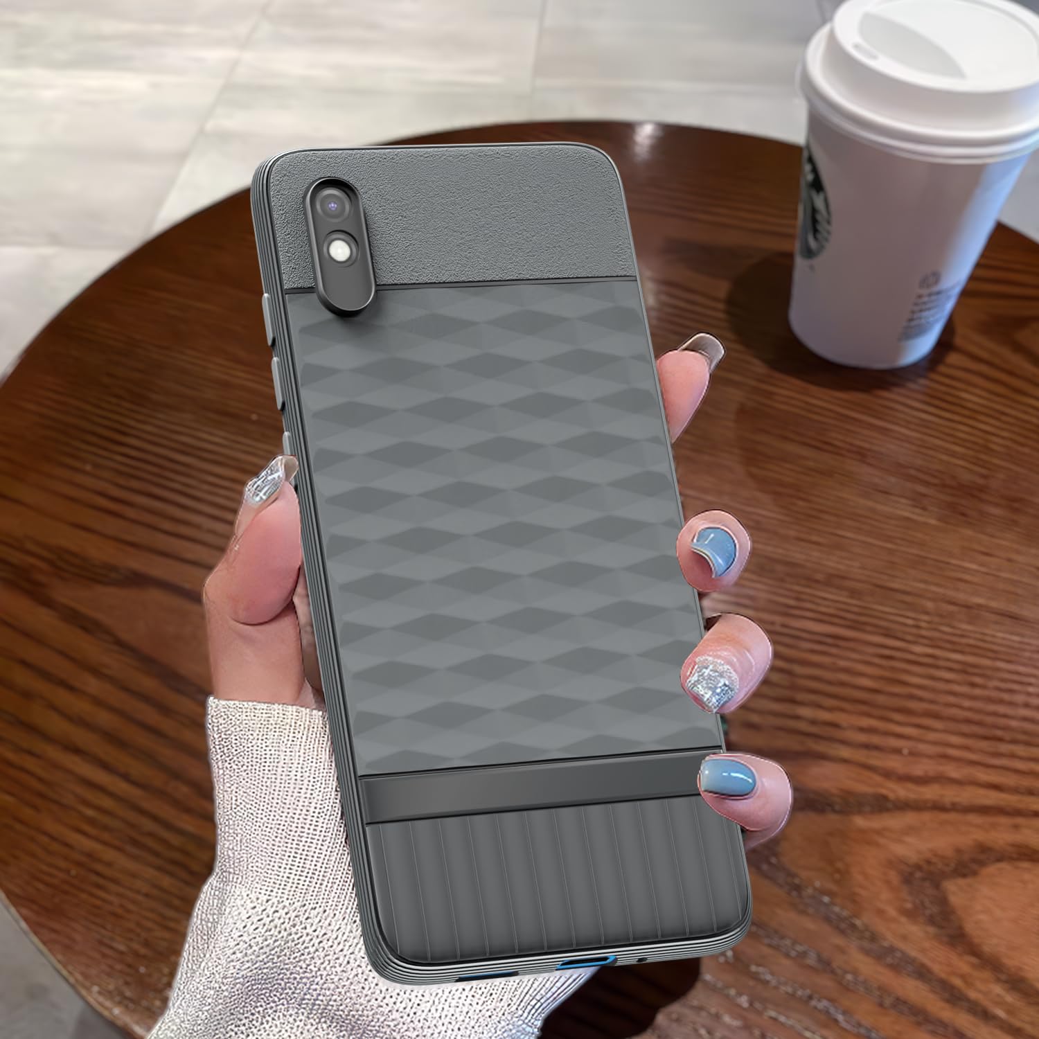 Pikkme Redmi 9A / 9i / 9A Sport Gencase Back Cover (Grey)