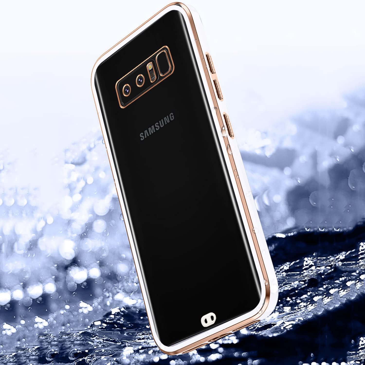 Pikkme Samsung Note 8 Chrome white back cover – photo 2