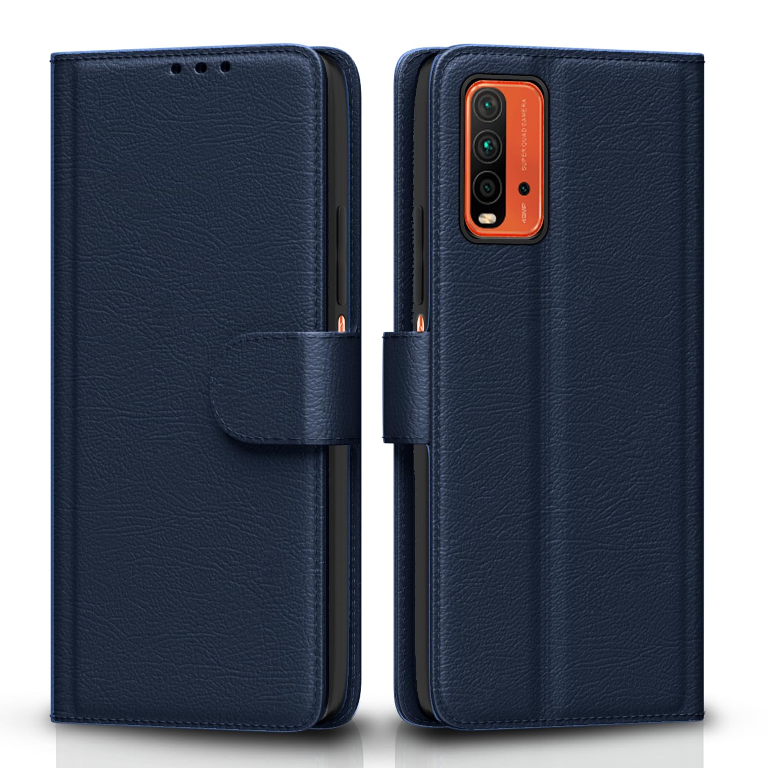 Pikkme Redmi 9 Power blue mobile flip cover