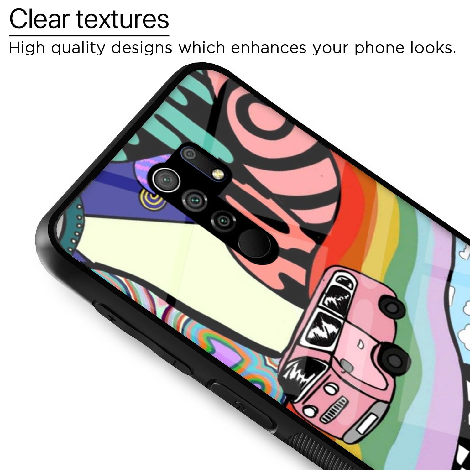 Pikkme Redmi 9 Prime Hybrid mobile back cover – photo 4