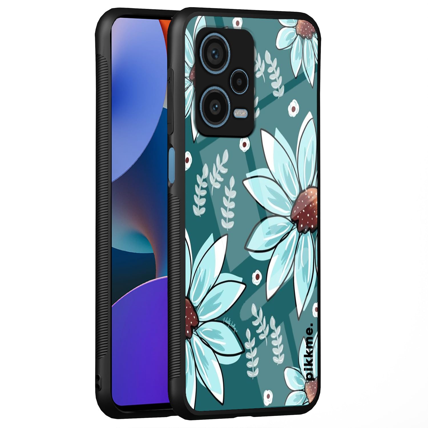 Pikkme Flower back cover for Redmi Note 12 Pro Plus 5G