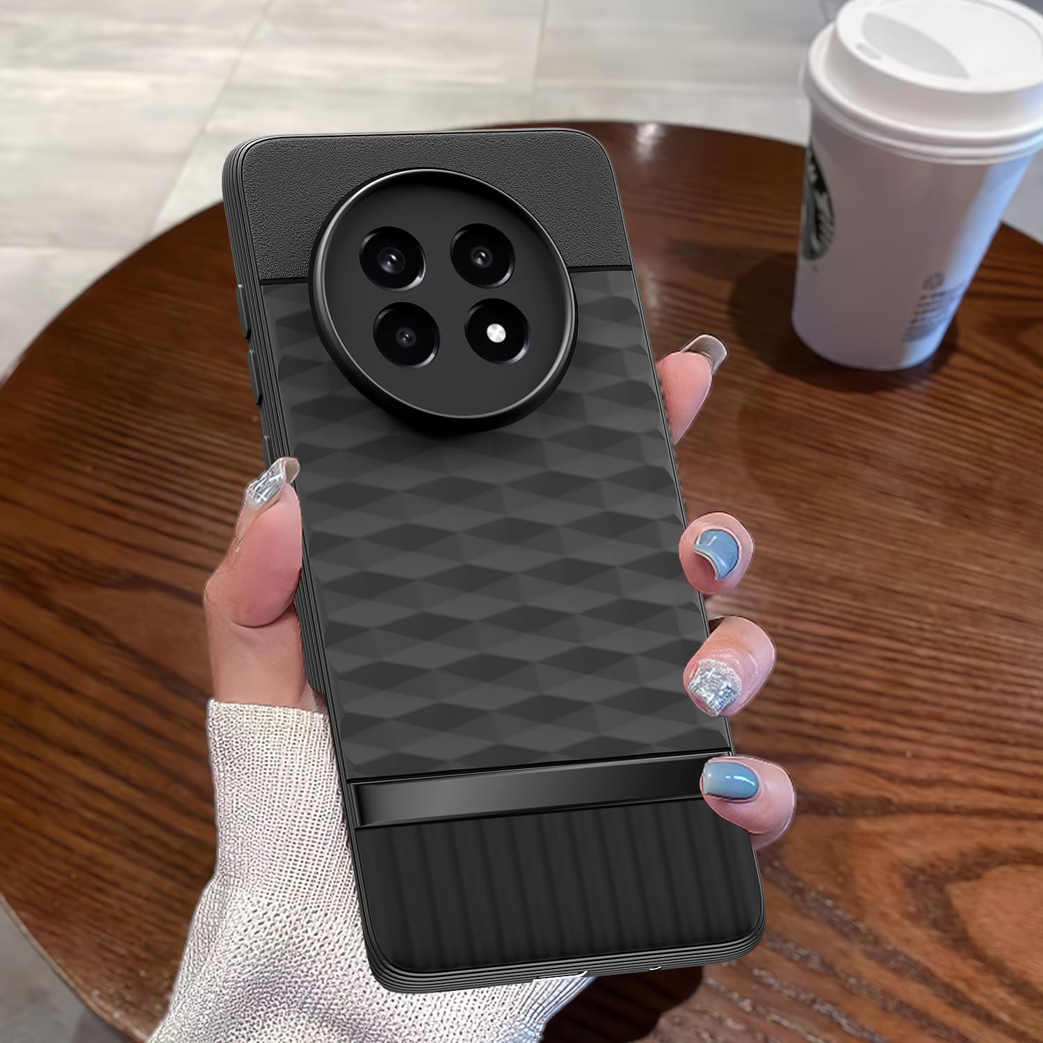 Pikkme Realme 13 Pro / 13 Pro Plus 5G Gencase Back Cover (Black)