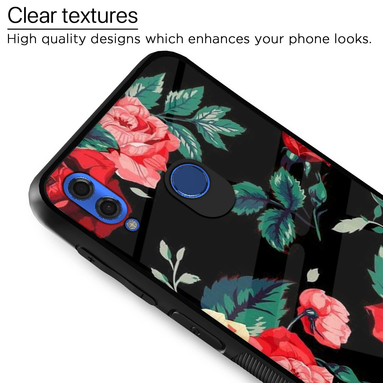 Honor 10 Lite Flower mobile back cover by Pikkme – photo 4