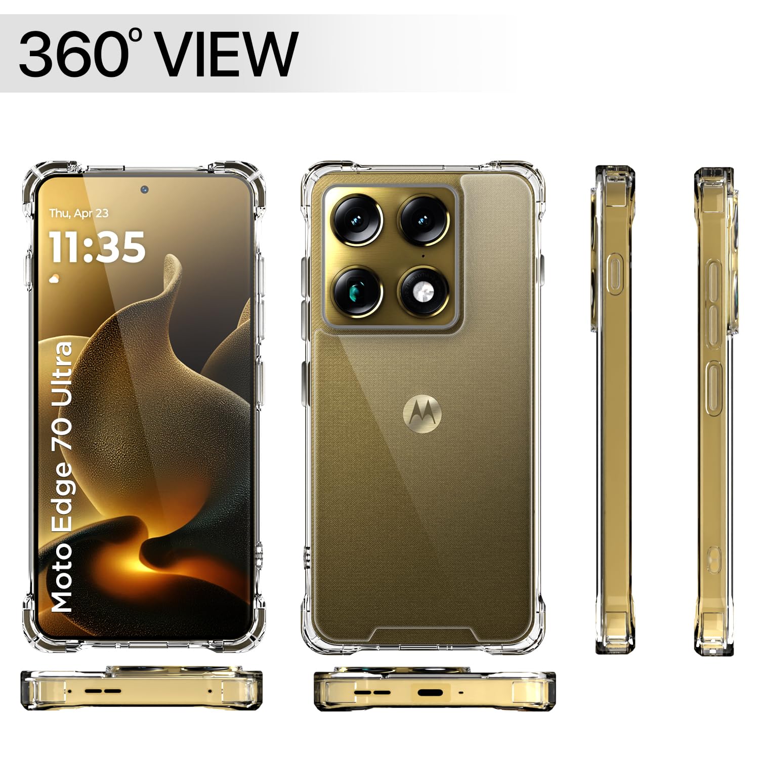 Moto Edge 70 Ultra 5G phone cover in transparent by Pikkme – photo 7