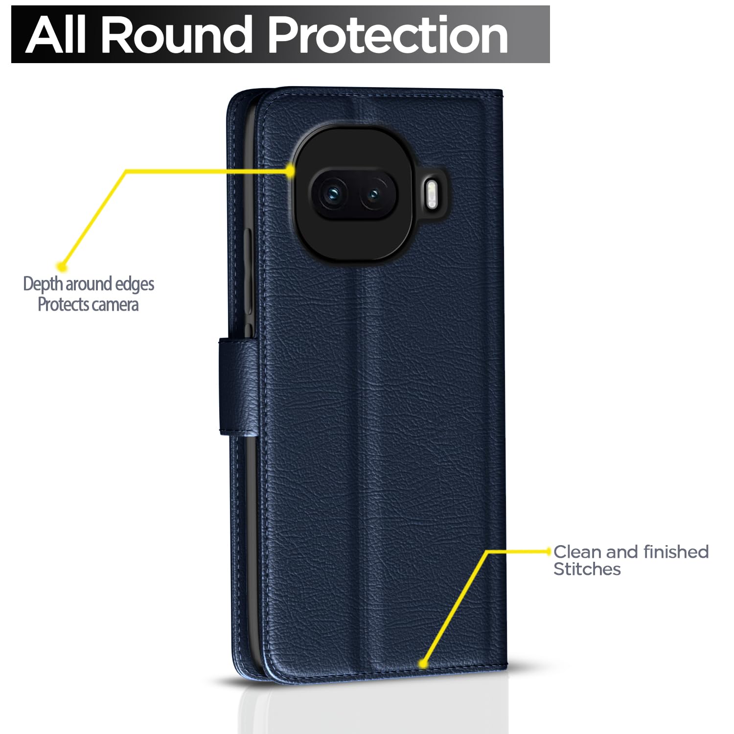 Blue flip case for iQOO 15R 5G – Pikkme – photo 4