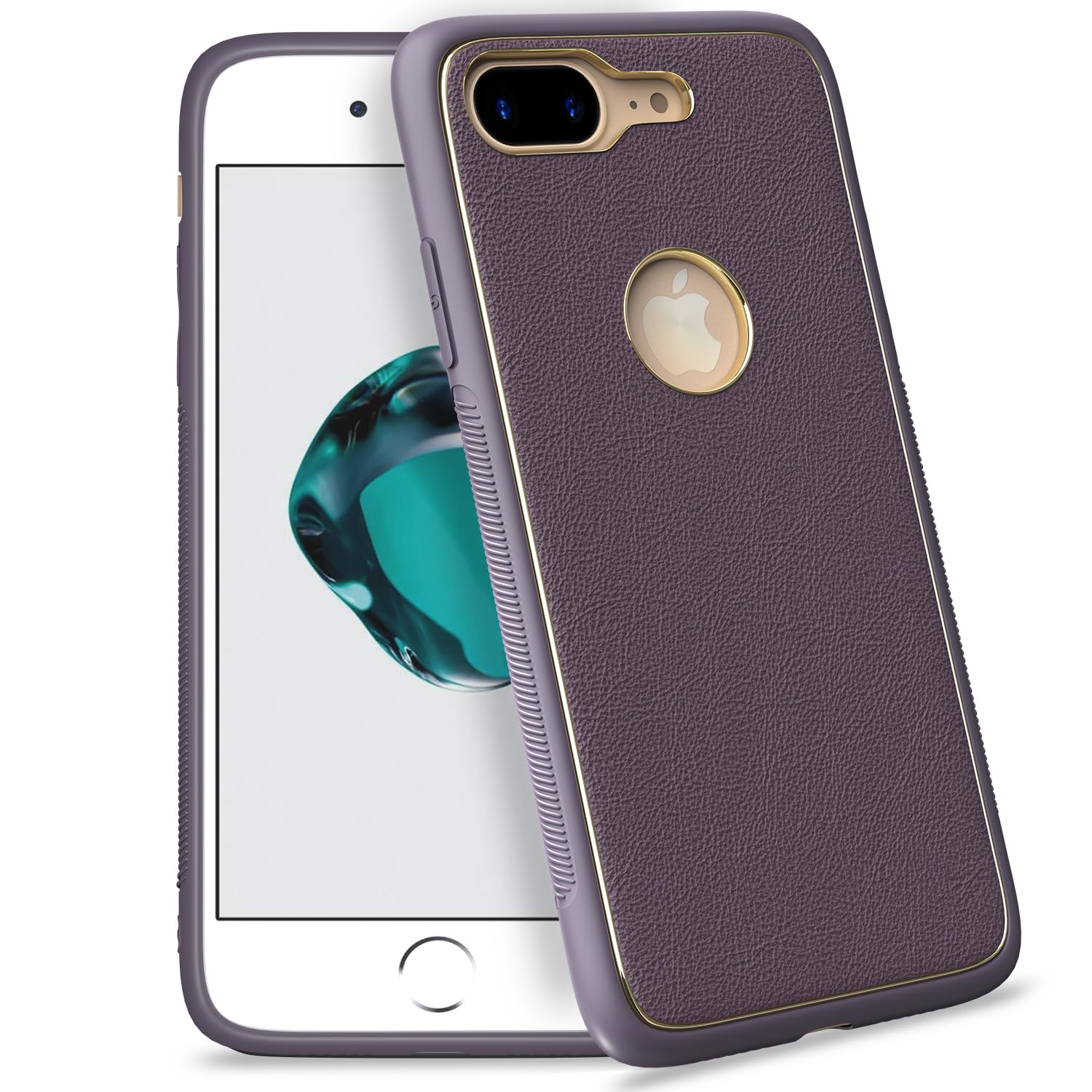 Pikkme iPhone 7 Plus/8 Plus Chrome purple mobile cover