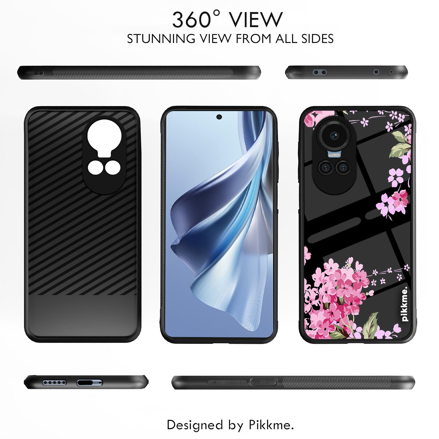 Pikkme Oppo Reno 10 5G Flower mobile back cover – photo 2