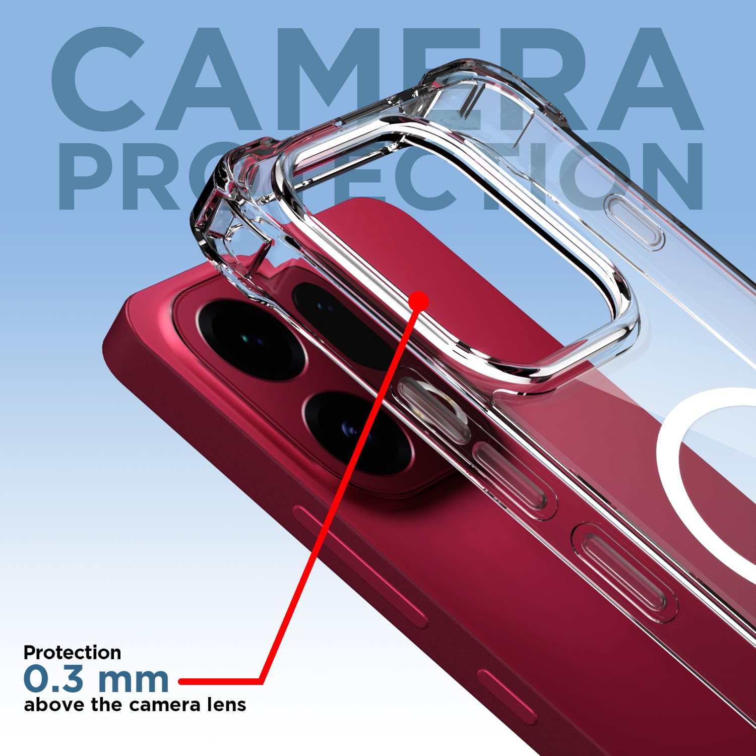Oppo Find X9 5G MagSafe phone cover in transparent mag-safe by Pikkme – photo 5