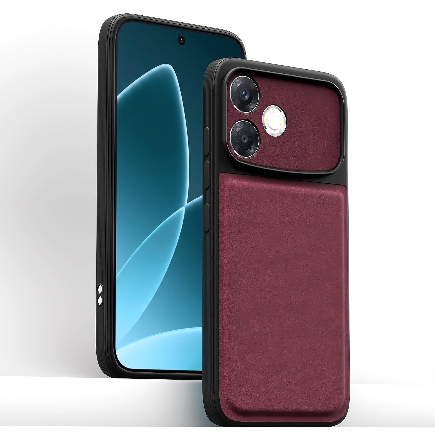 Pikkme Oppo F33 Pro 5G Leather purple mobile cover – photo 2