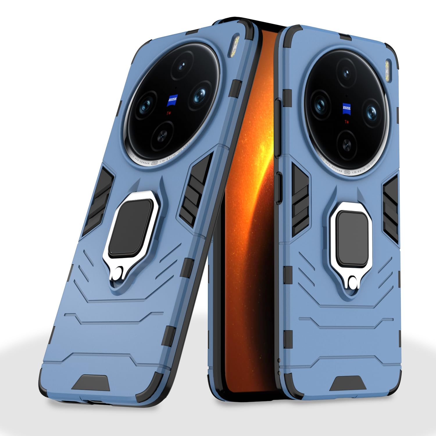 Pikkme blue back cover for Vivo X100 Pro 5G