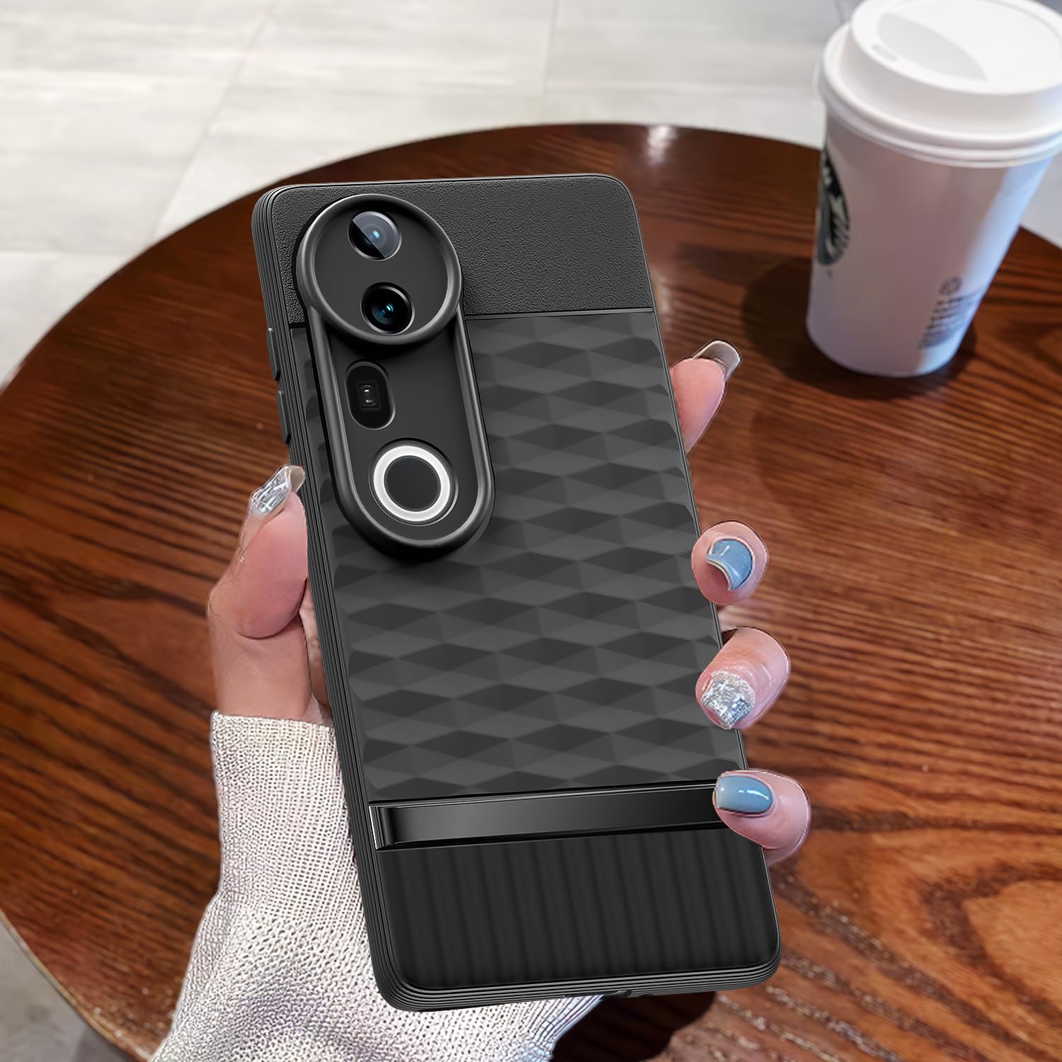 Pikkme Vivo T4 Ultra 5G Shockproof Soft Flexible Gencase Back Cover (Black)