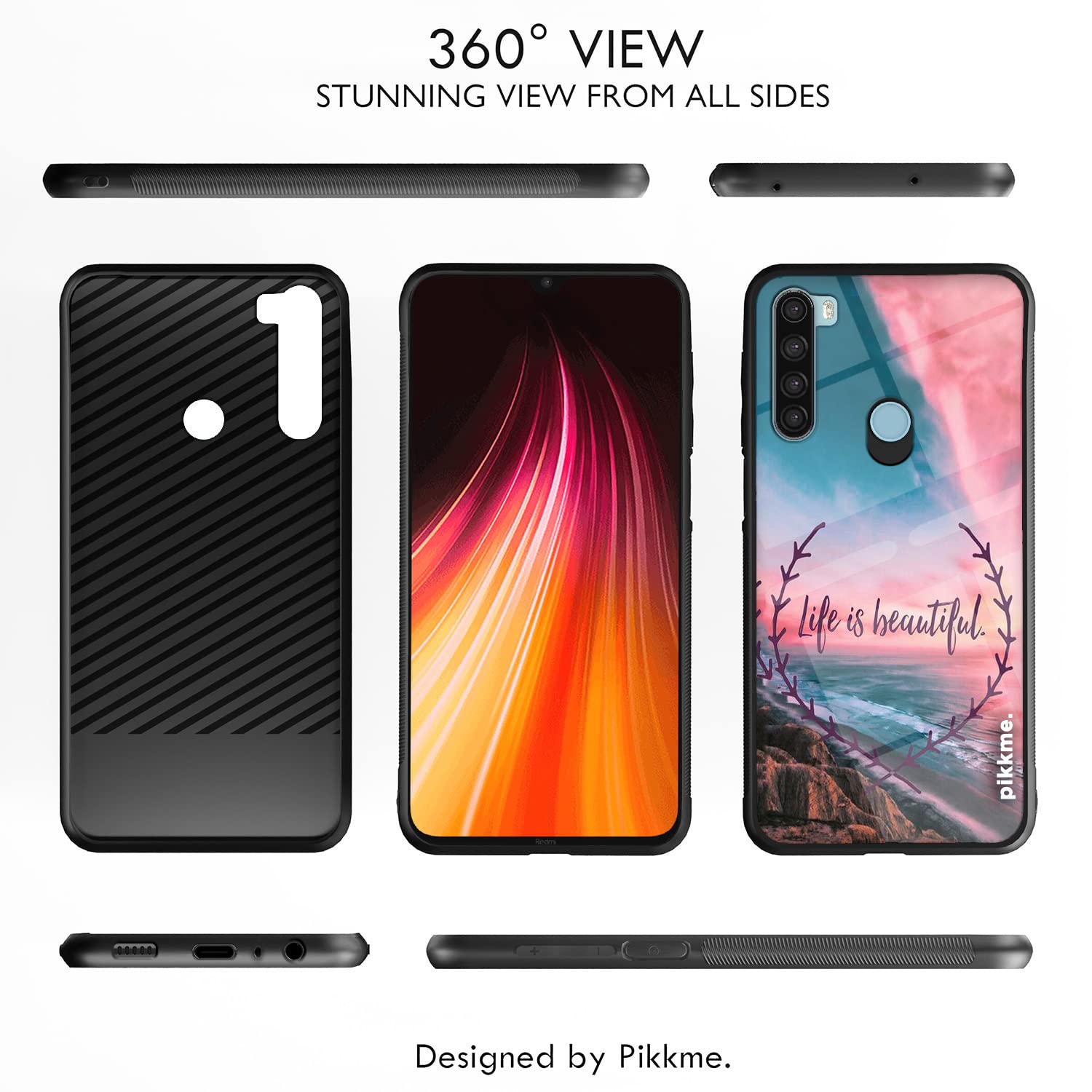 Pikkme Redmi Note 8 Hybrid mobile cover – photo 2
